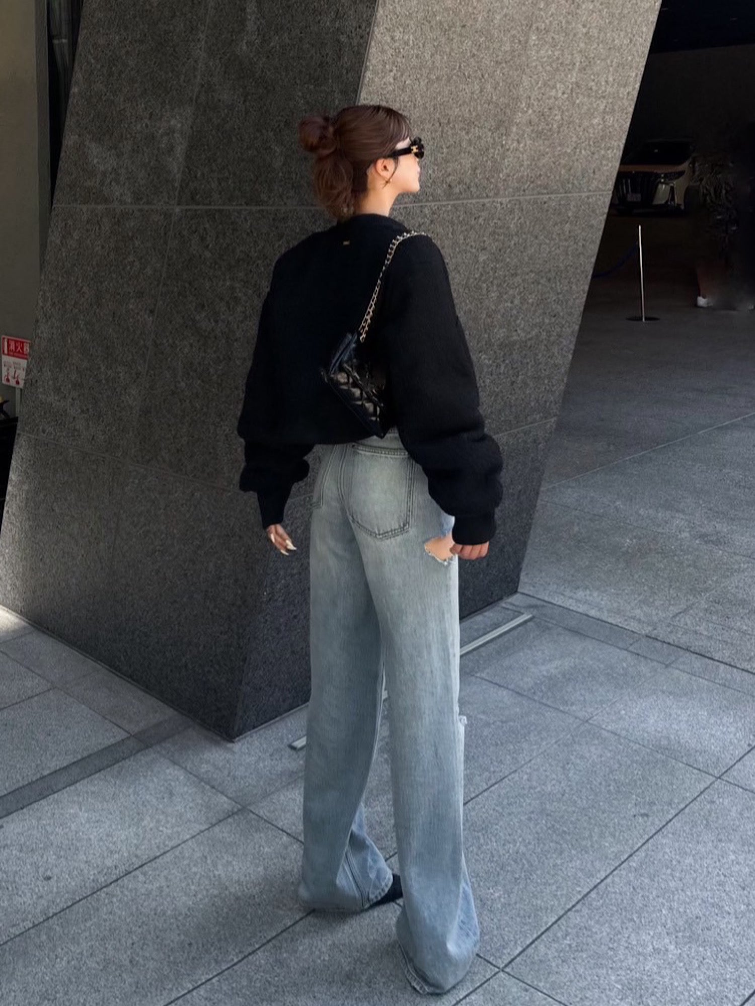 Classic tweed blouson