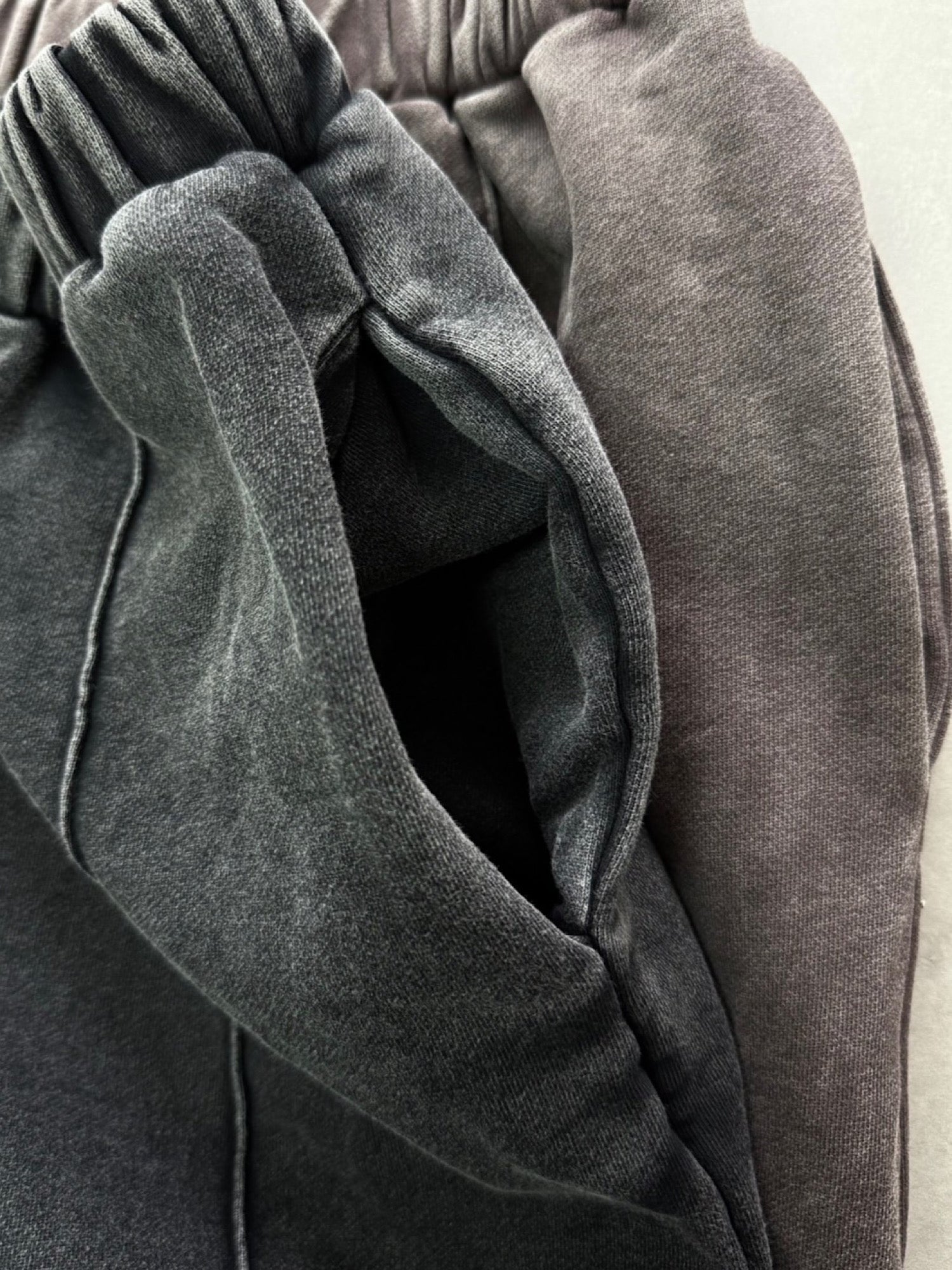 Overdye loose sweat pants