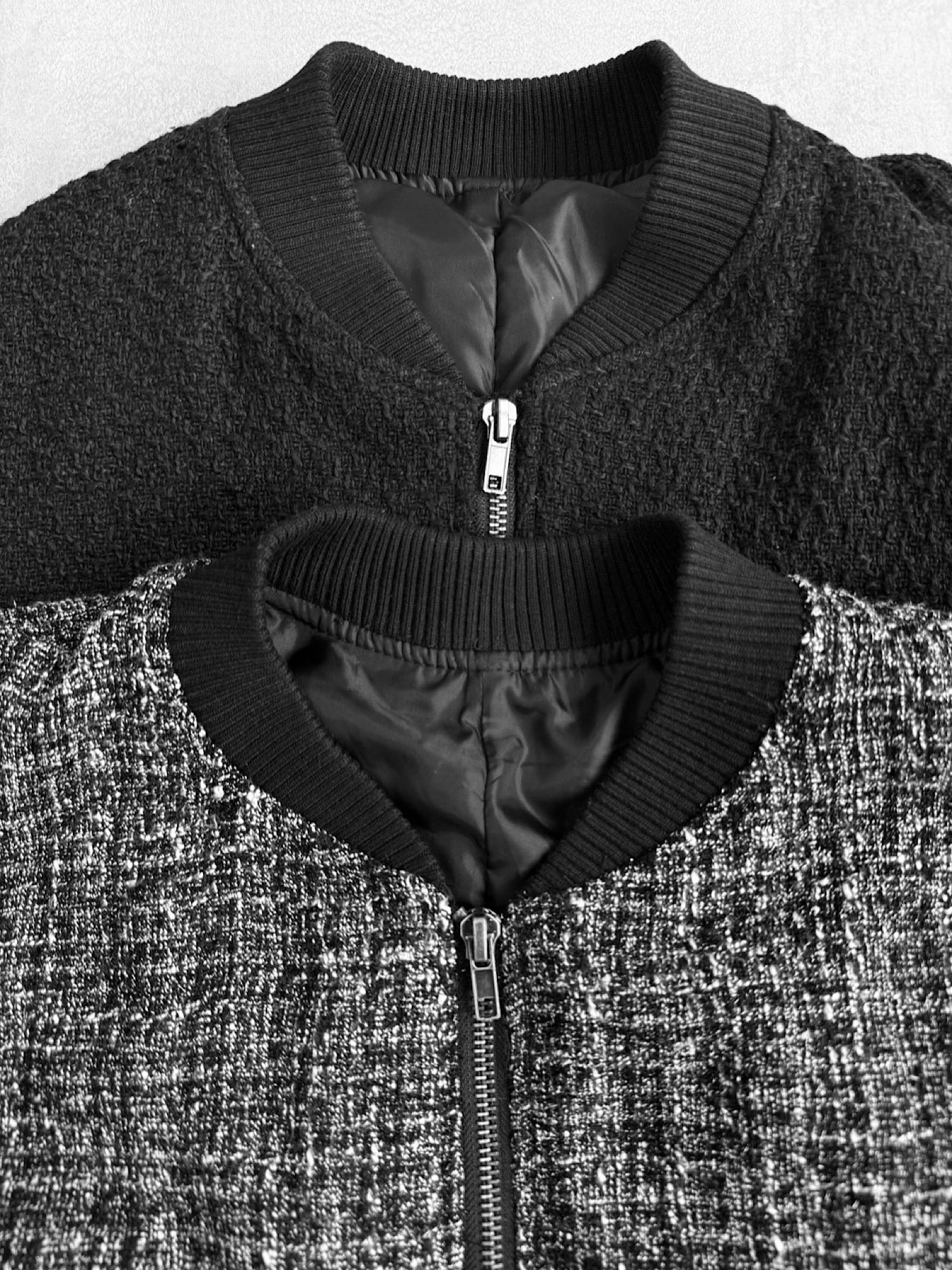 Classic tweed blouson