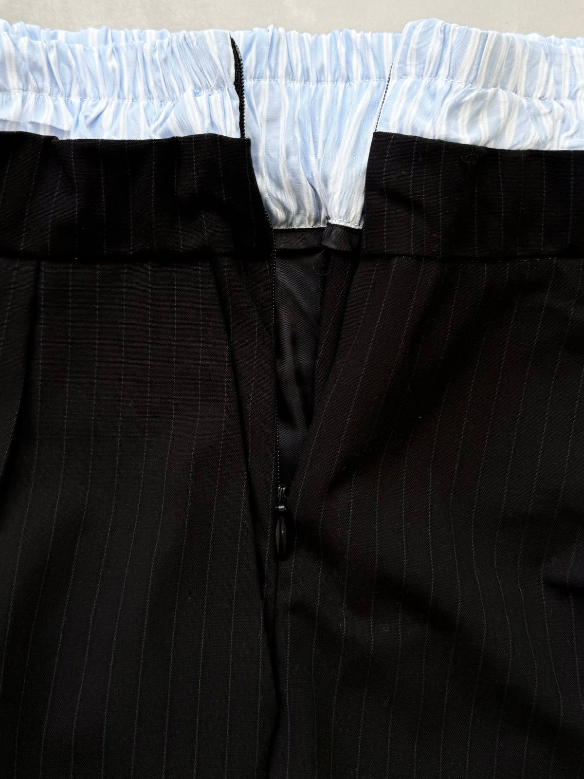 【予約】Layered front tuck pants(SETUP着用可)(9月下旬発送予定)