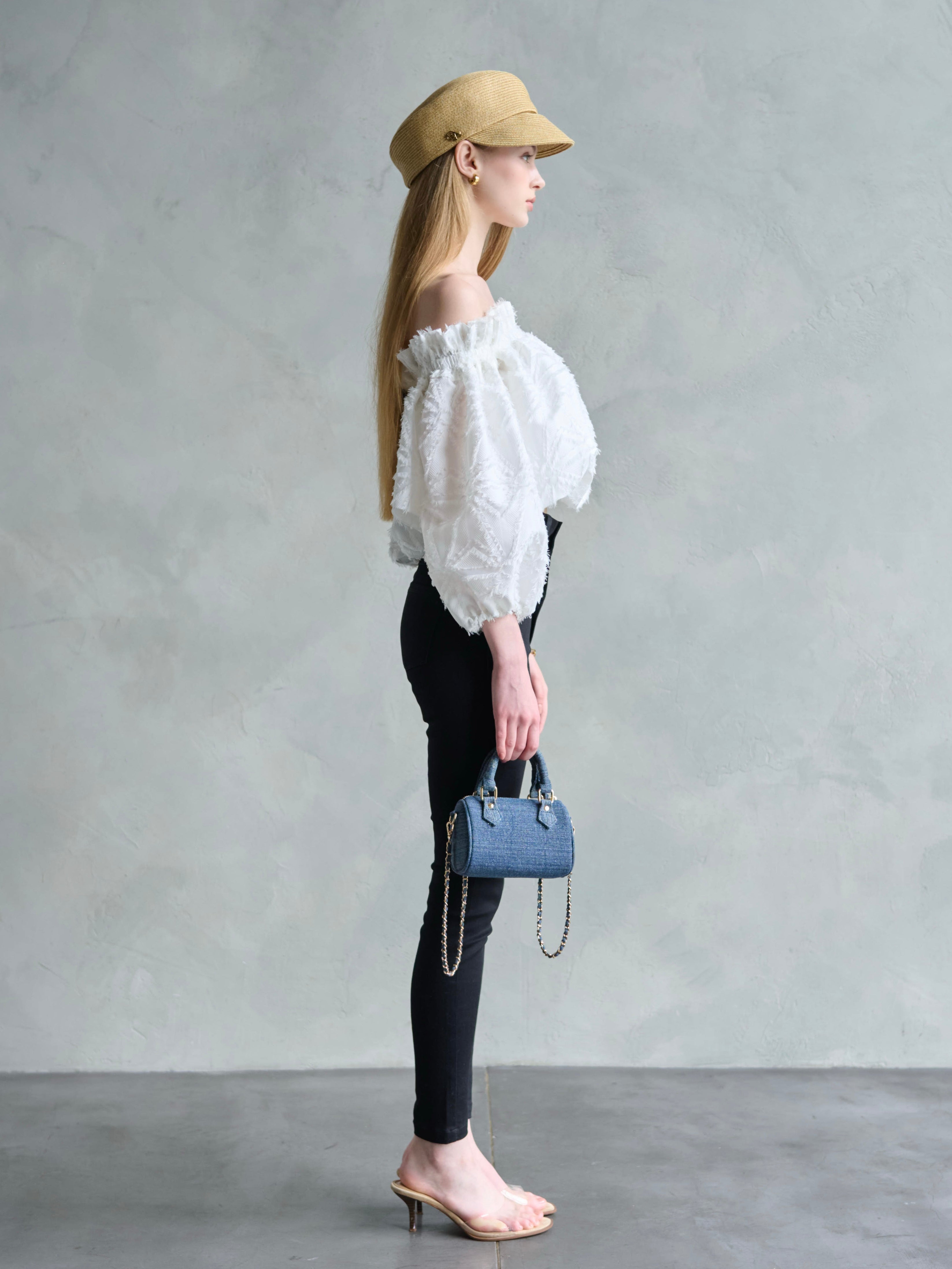 DD motif high waist skinny denim