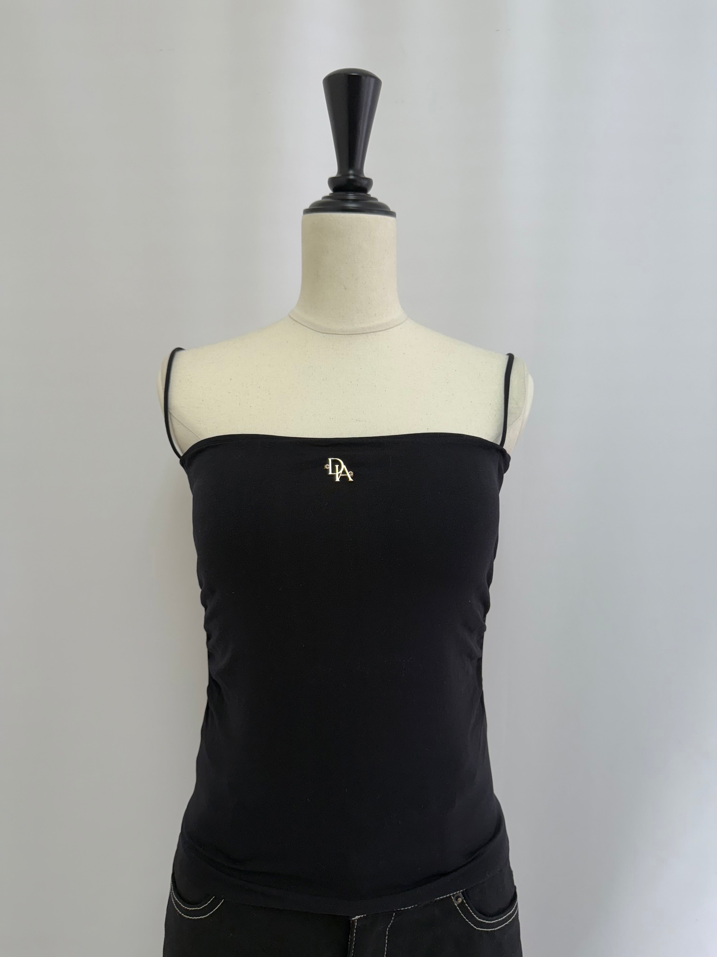 Dlape gather camisole with inner bra