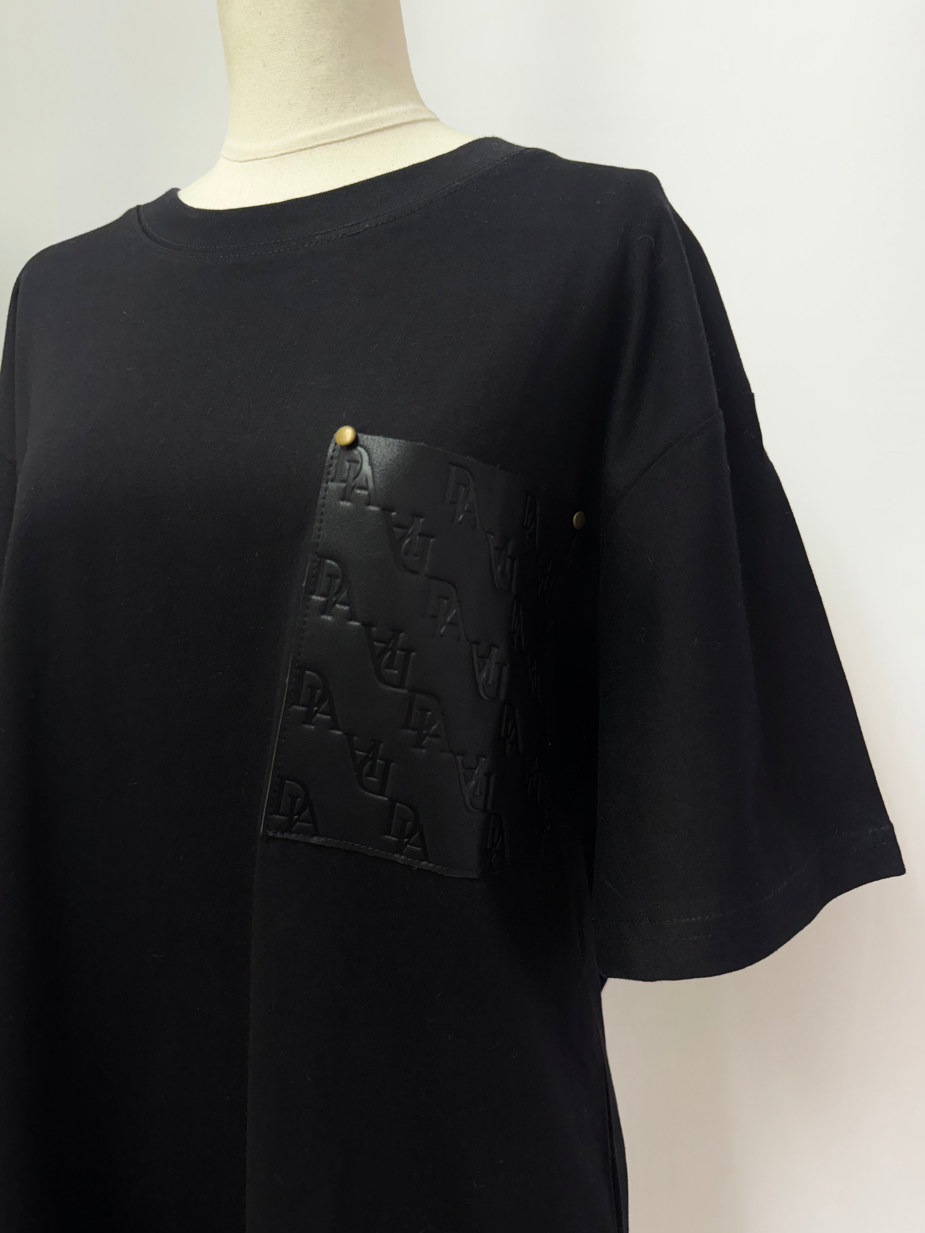 【予約】Leather pocket over Tee(6月下旬発送予定)
