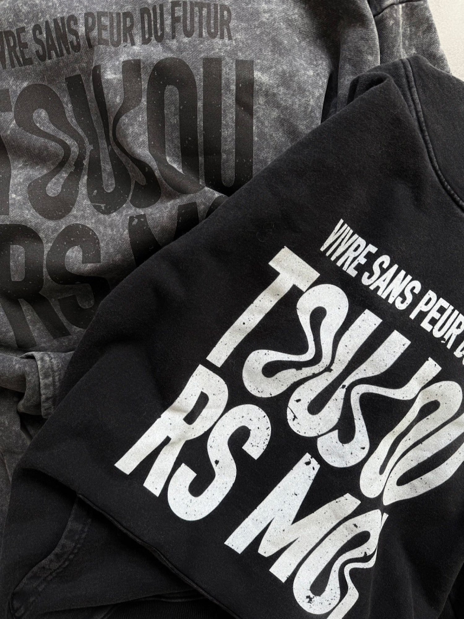 Pigment message sweat hoodie