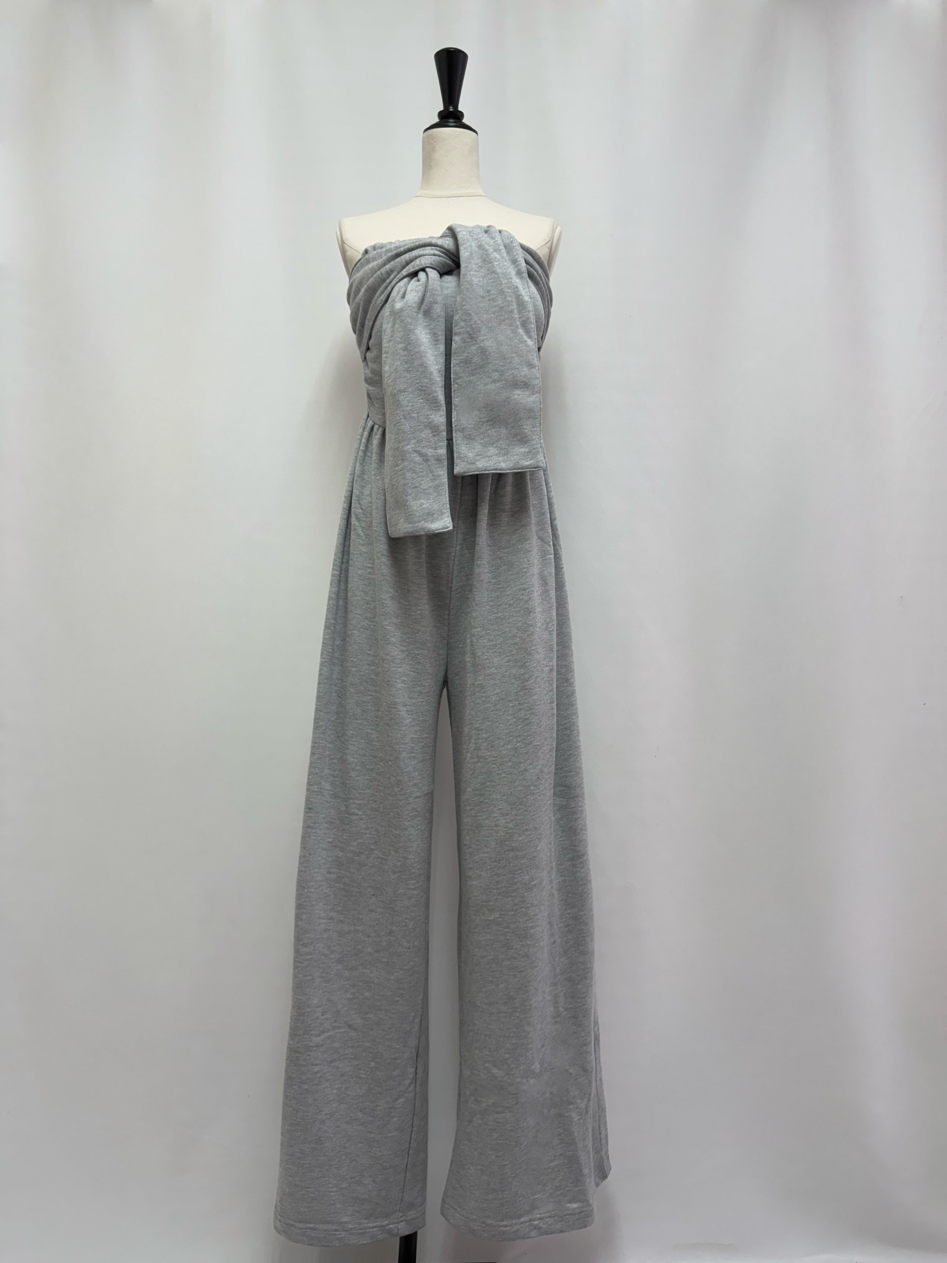 DIANTE RIBBON SWEAT ALL IN ONE グレー Ribbon sweat all in one | DIANTÉ (ディアンテ)公式通販サイト