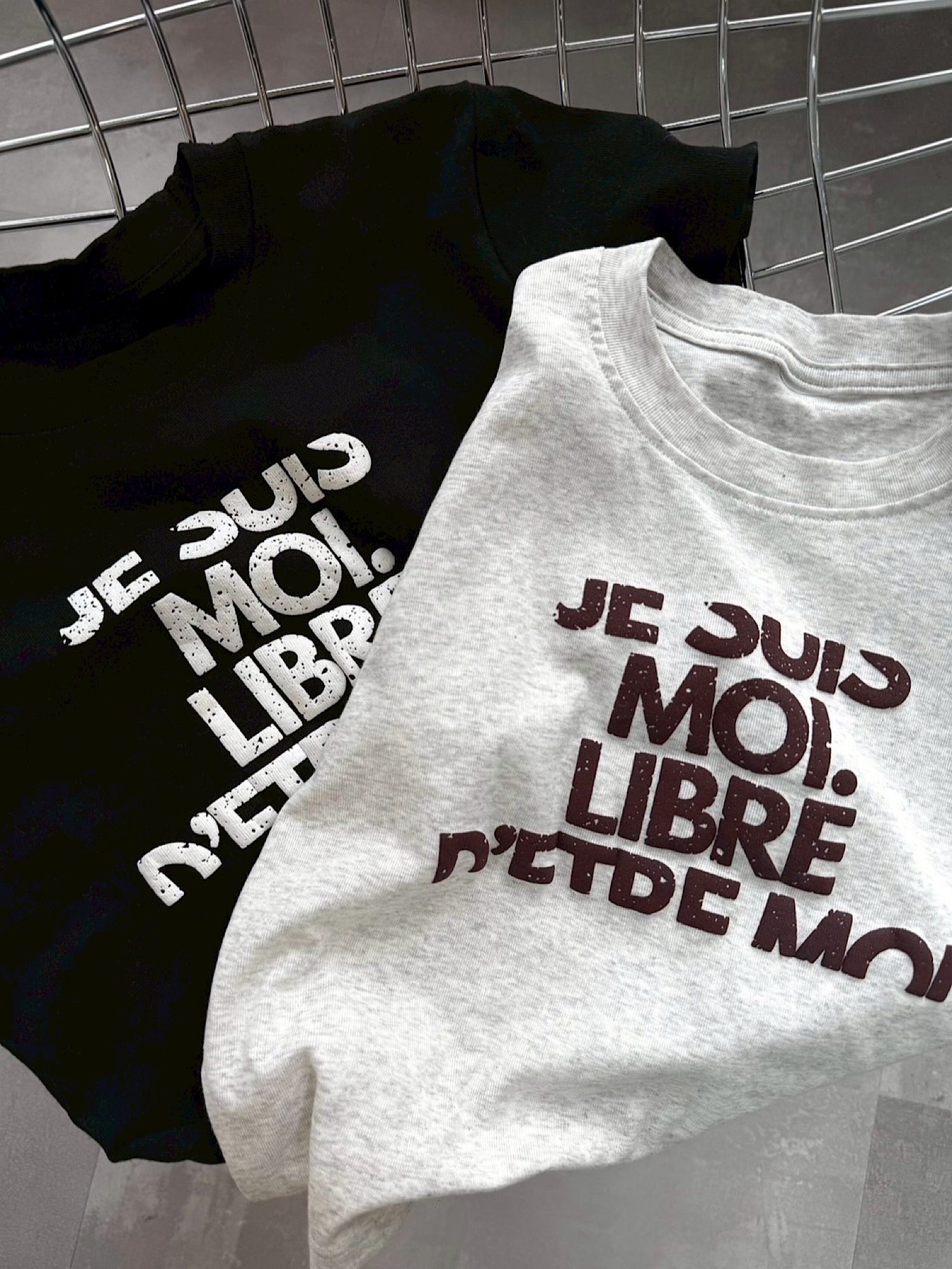 【予約】Message logo cropped Tee(9月中旬〜下旬発送予定)