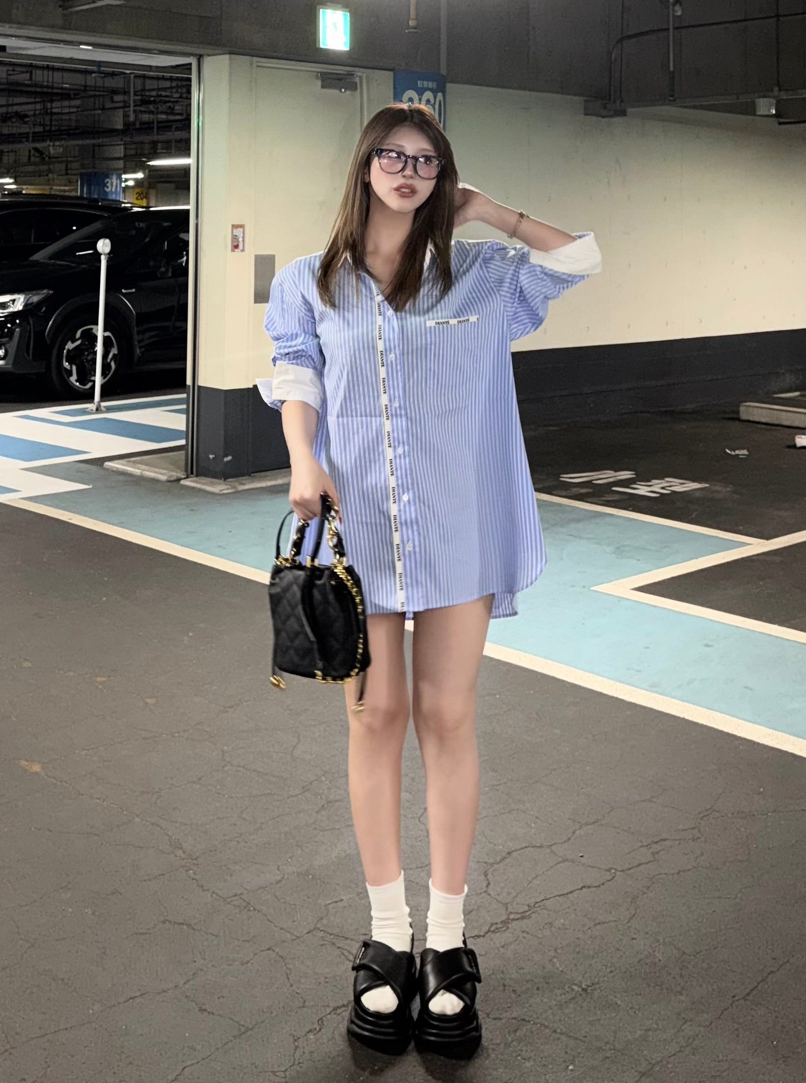 Logo tape loose shirts | DIANTÉ (ディアンテ)公式通販サイト