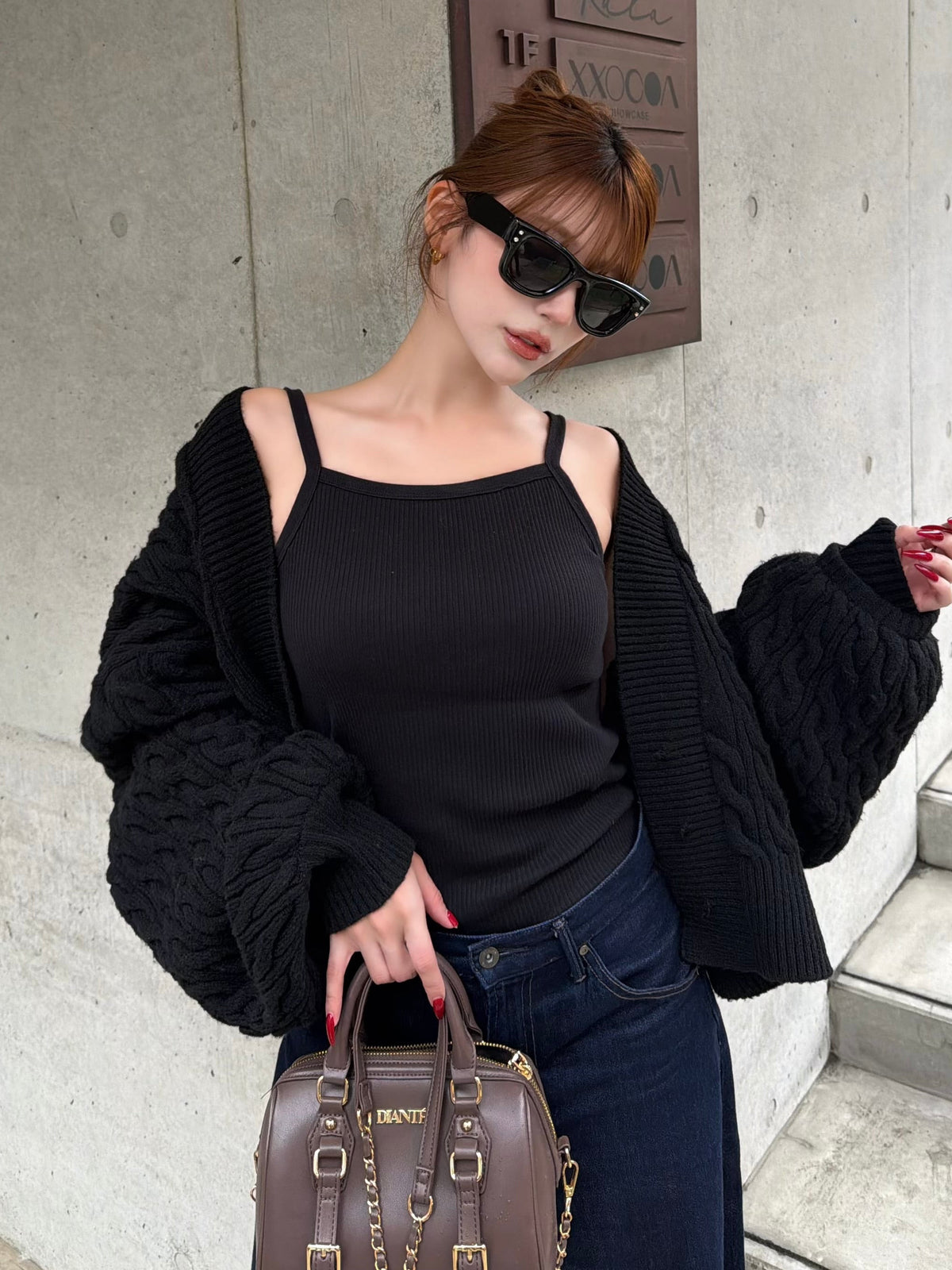 Double stone sunglasses