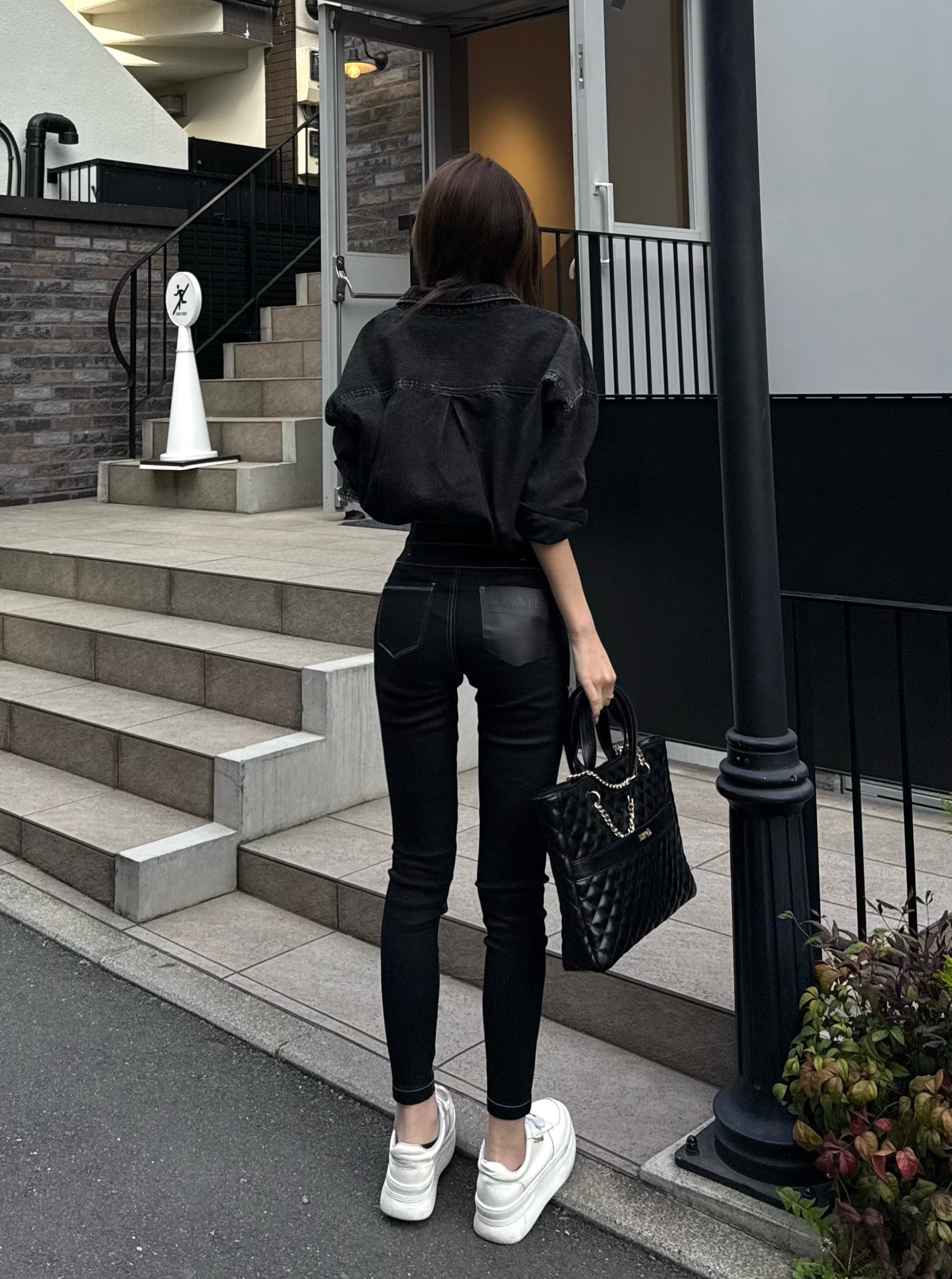 High waist layered skinny denim | DIANTÉ (ディアンテ)公式通販サイト