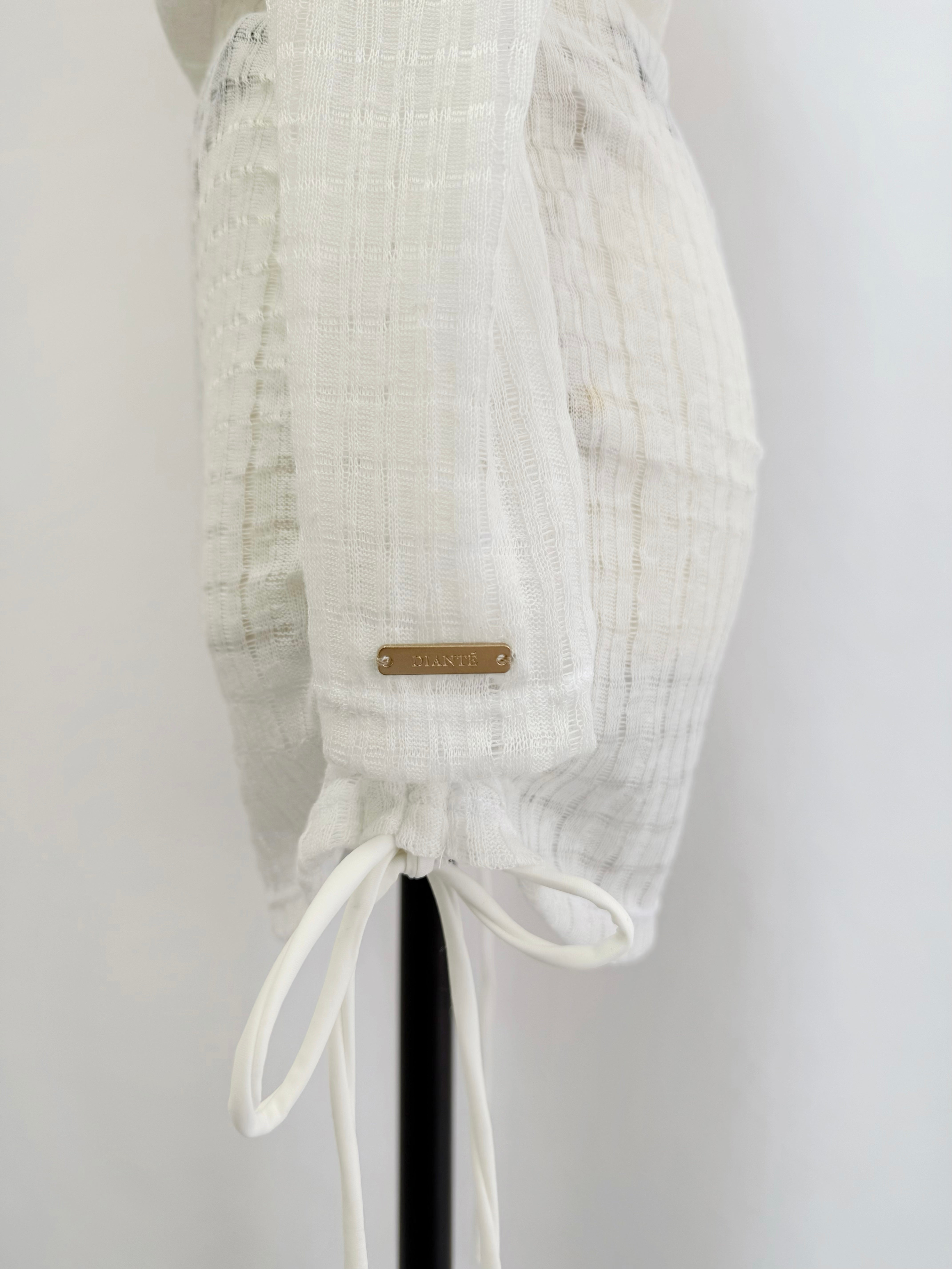 【予約】Side gather seersucker dress(8月上旬発送予定)
