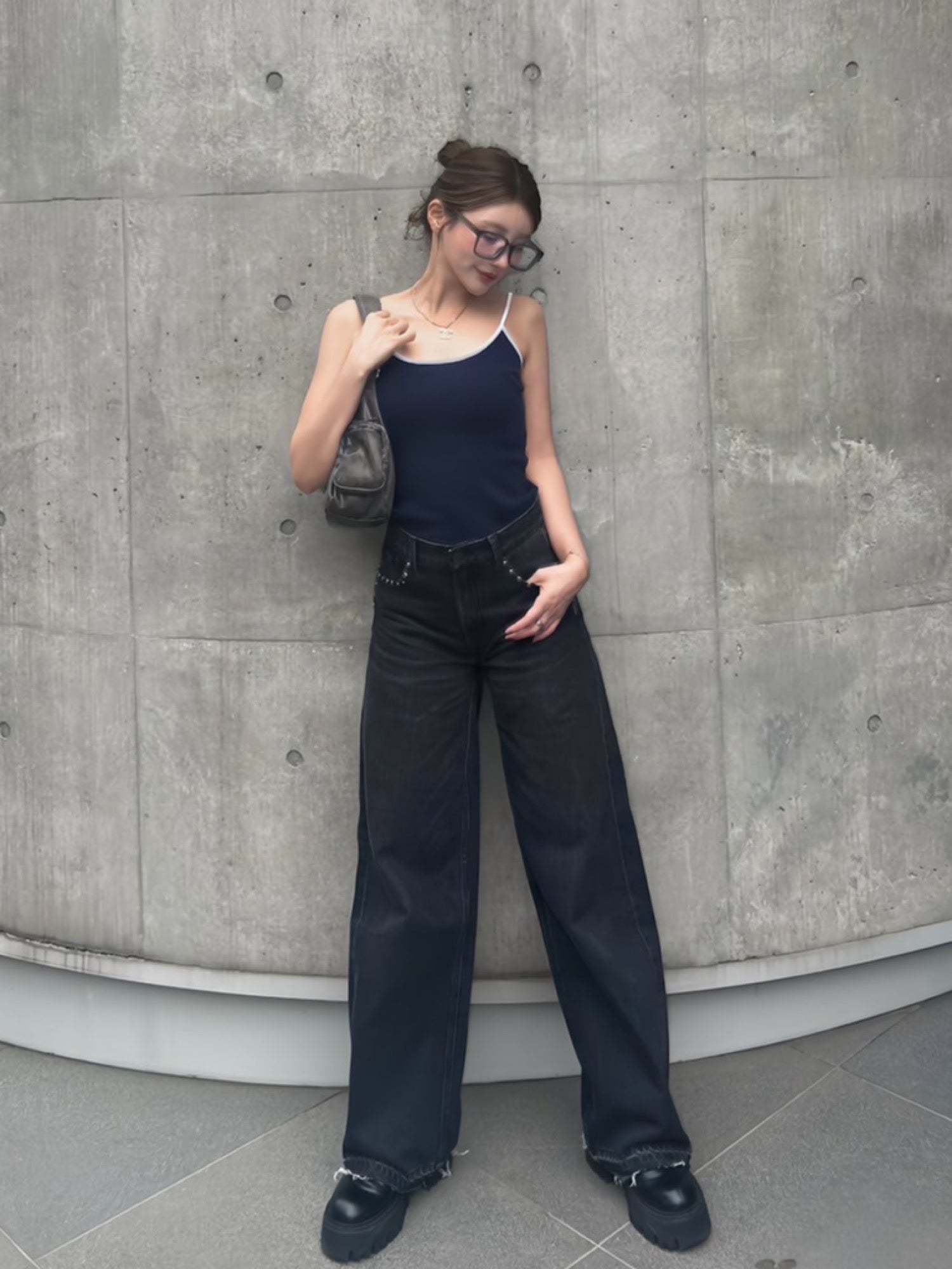 【予約】Rivet design loose denim(10月下旬〜11月上旬発送予定)