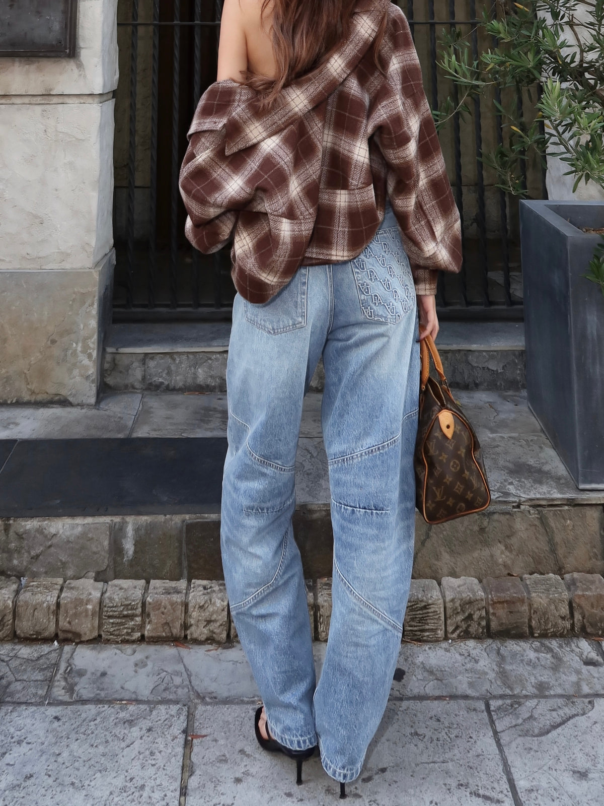 Big pocket flannel shirt/jacket