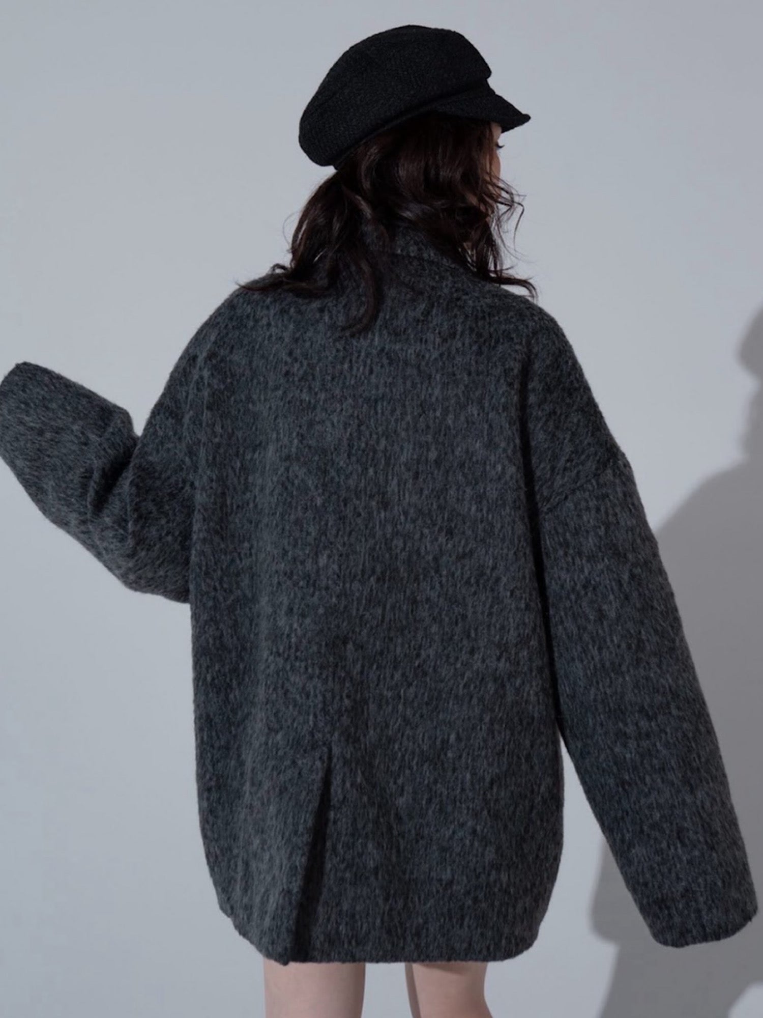 Shaggy loose jacket/coat