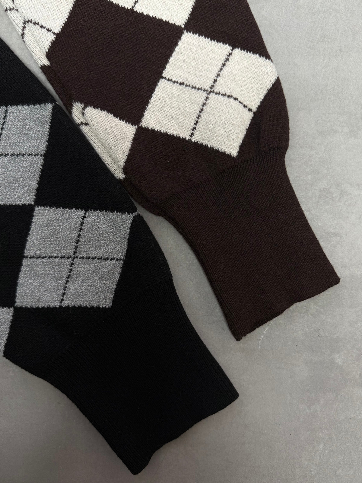 【予約】Argyle short cardigan(10月下旬〜11月上旬発送予定)