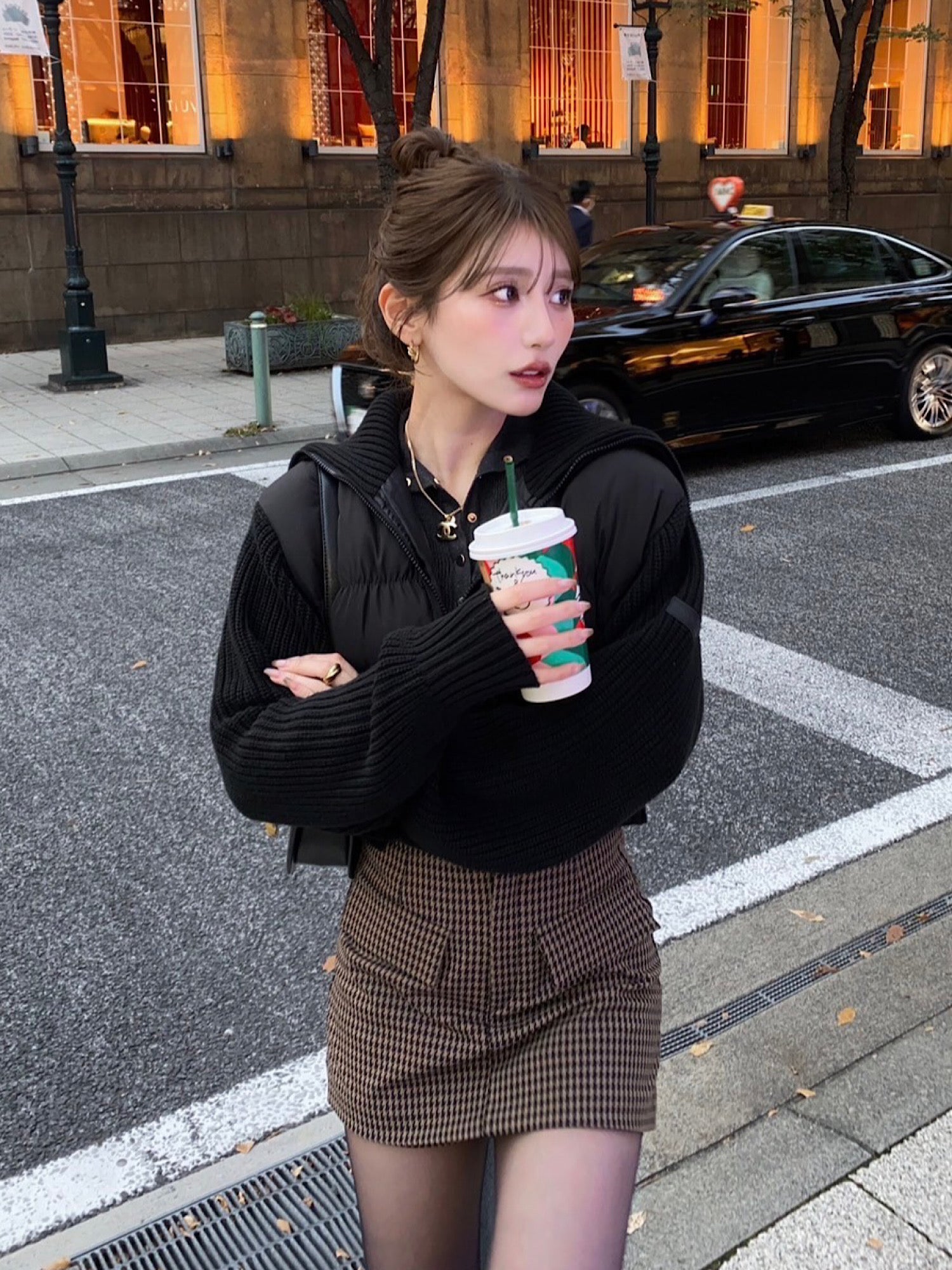 Big color knit docking puffy blouson | DIANTÉ (ディアンテ)公式通販  