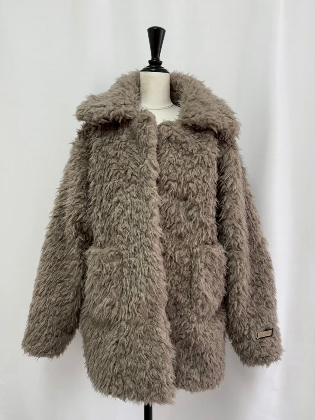 【予約】Big collar teddy bear coat(11月上旬発送予定)