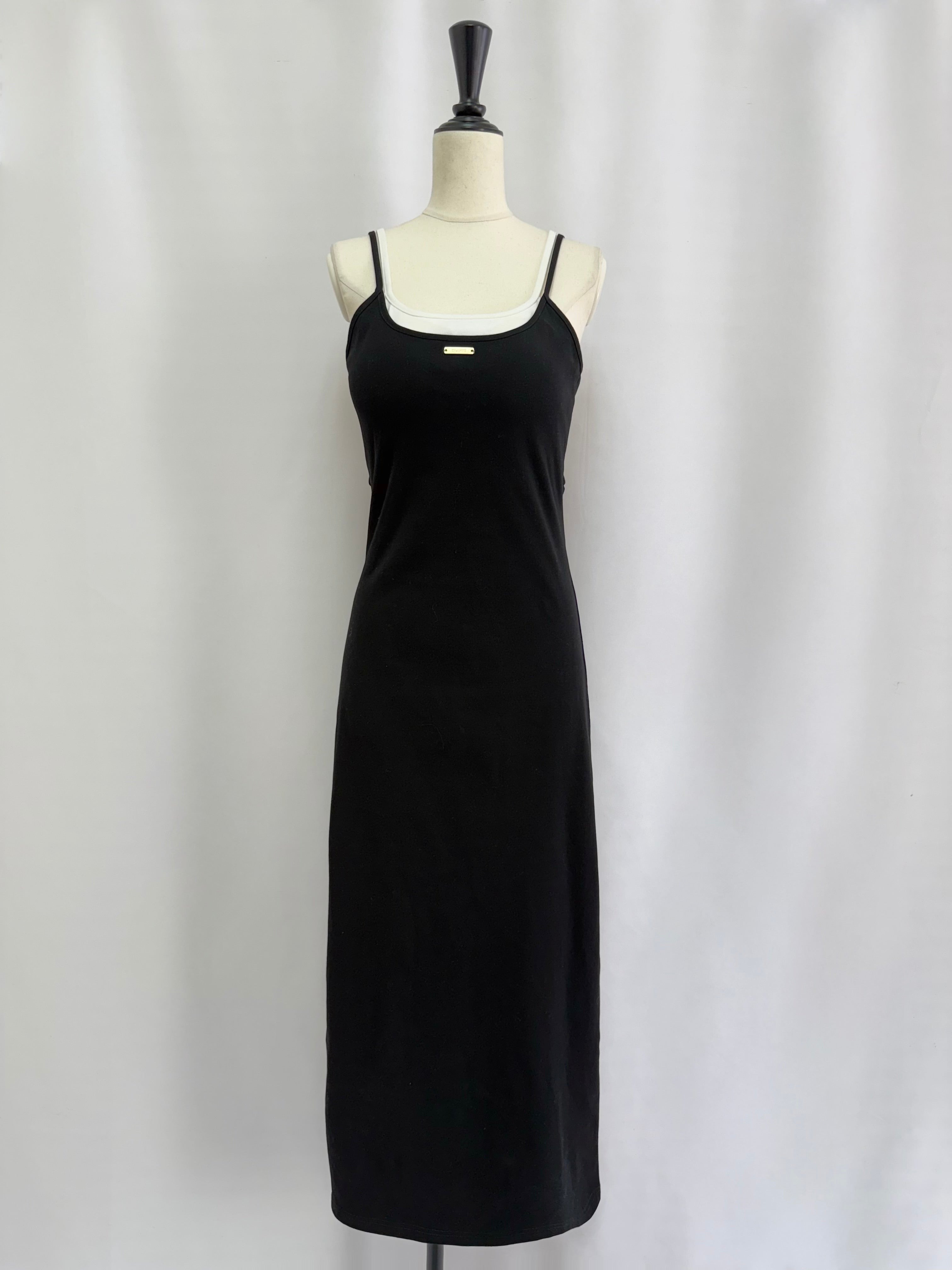 【予約】Layered camisole maxi dress with inner bra(6月上旬〜下旬発送予定)