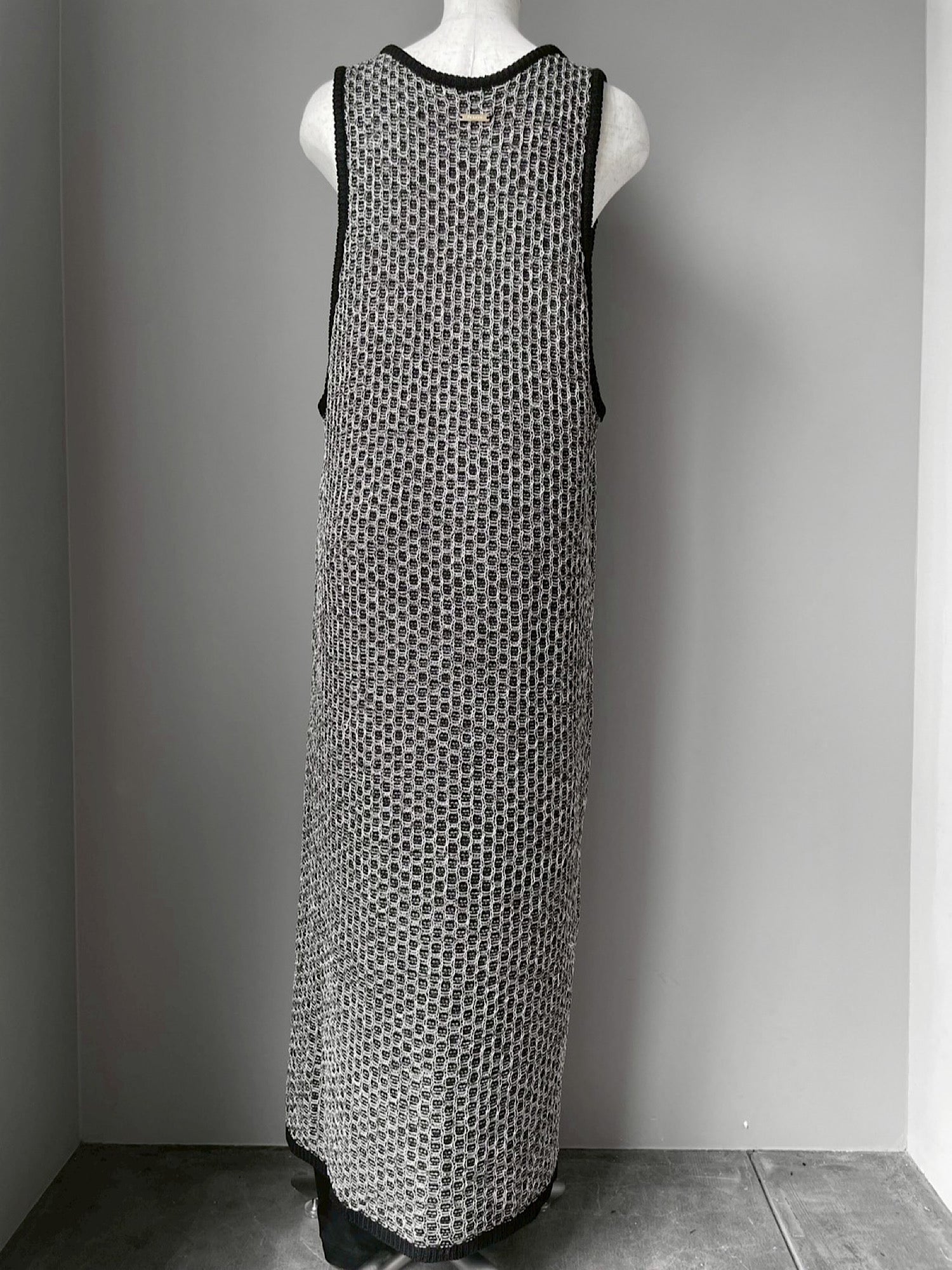 Long knit gilet