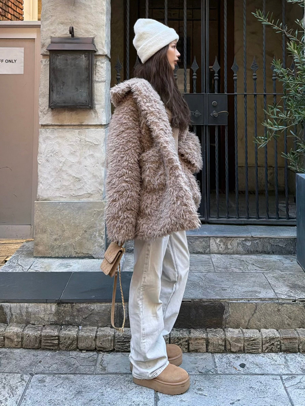 【予約】Big collar teddy bear coat(11月上旬発送予定)