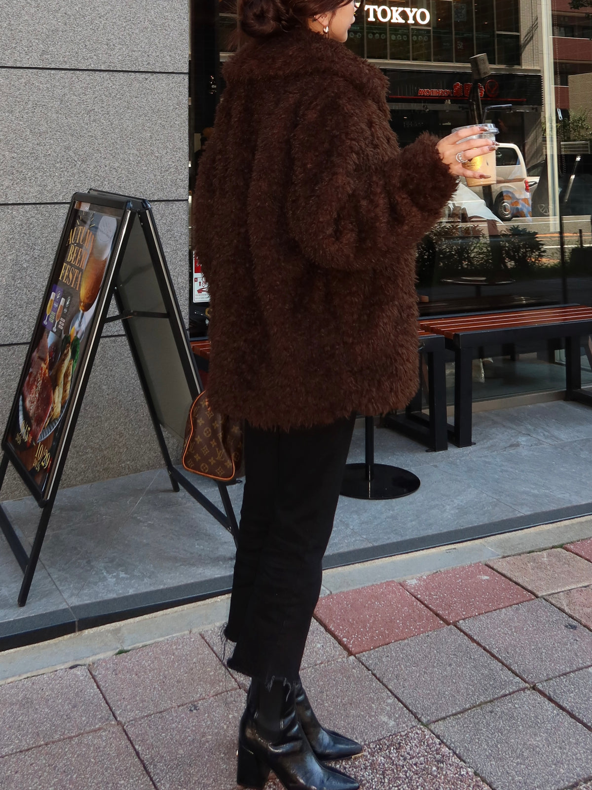 【予約】Big collar teddy bear coat(11月上旬発送予定)