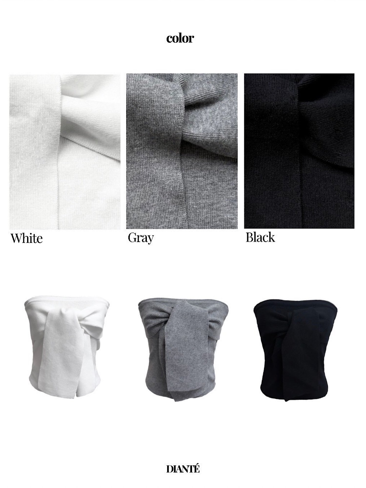 Tie front baretop