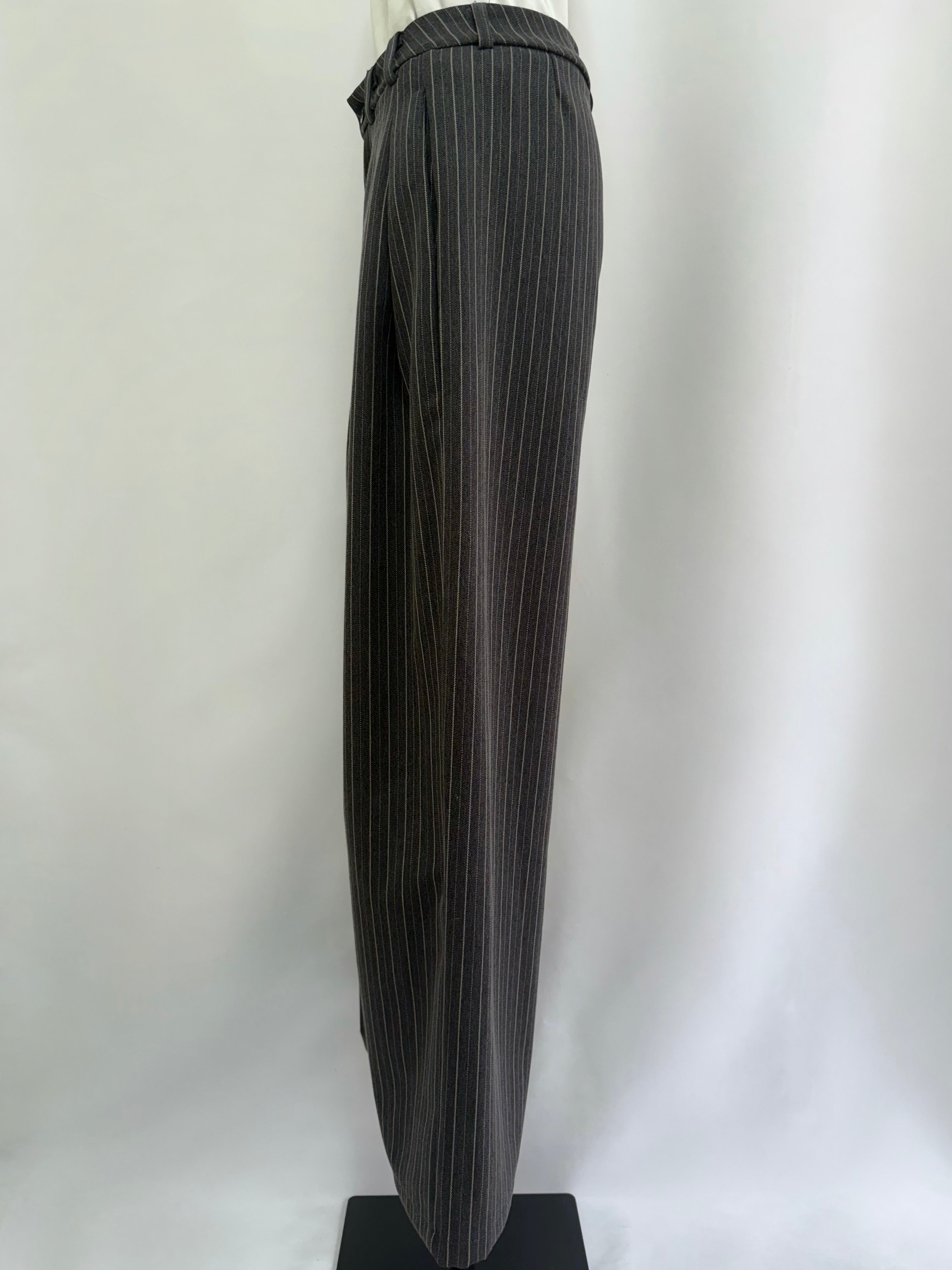 【予約】Two tuck stripe loose pants(8月中旬発送予定)