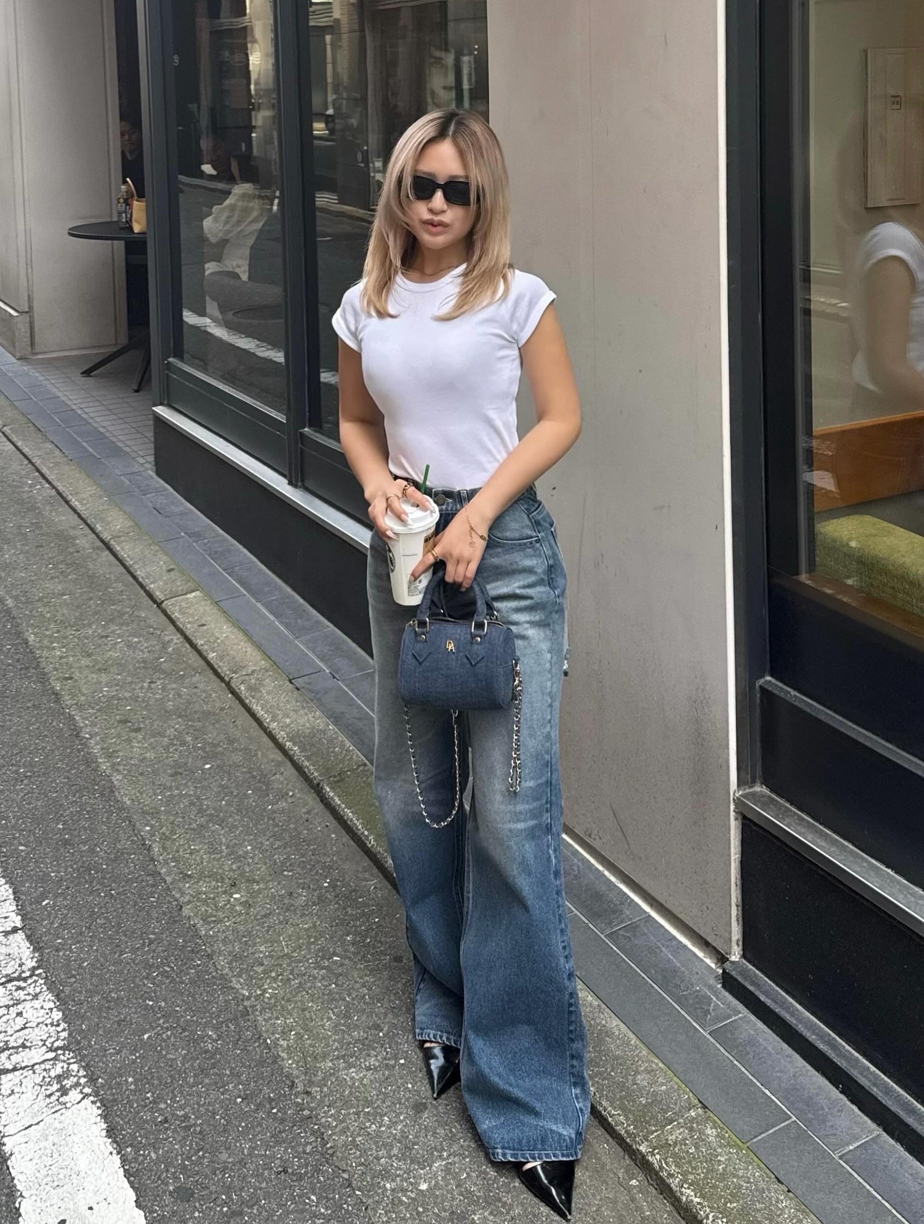 Back damage loose denim | DIANTÉ (ディアンテ)公式通販サイト