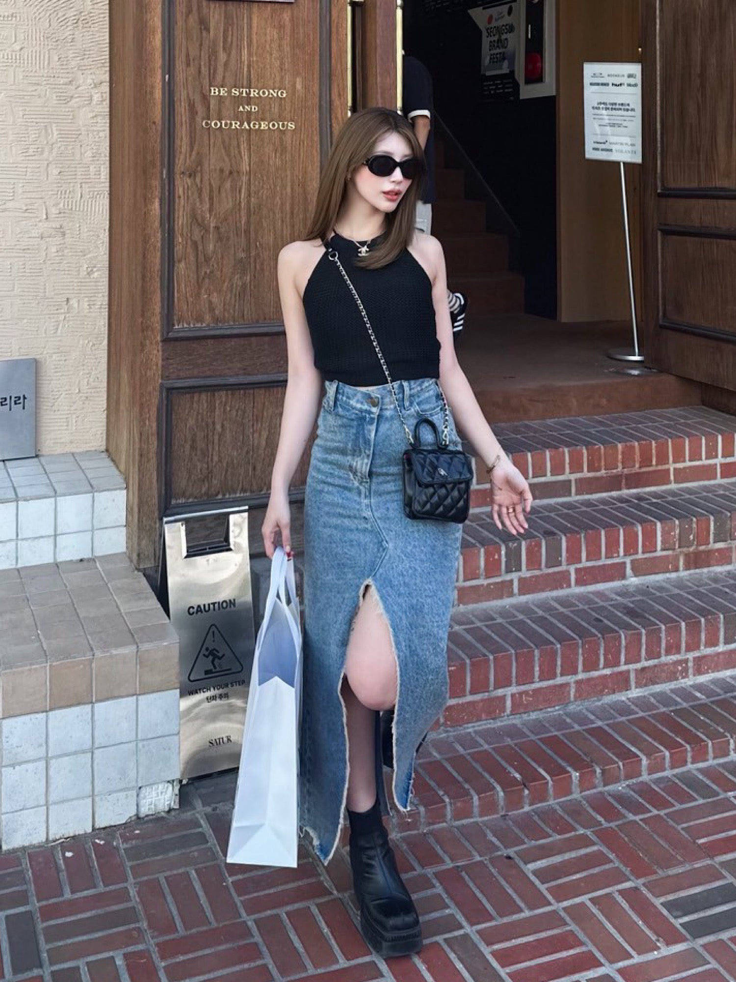 DIANTE デニム スカート スリット　REMAKE DENIM SKIRT Remake denim skirt | DIANTÉ (ディアンテ)公式通販サイト