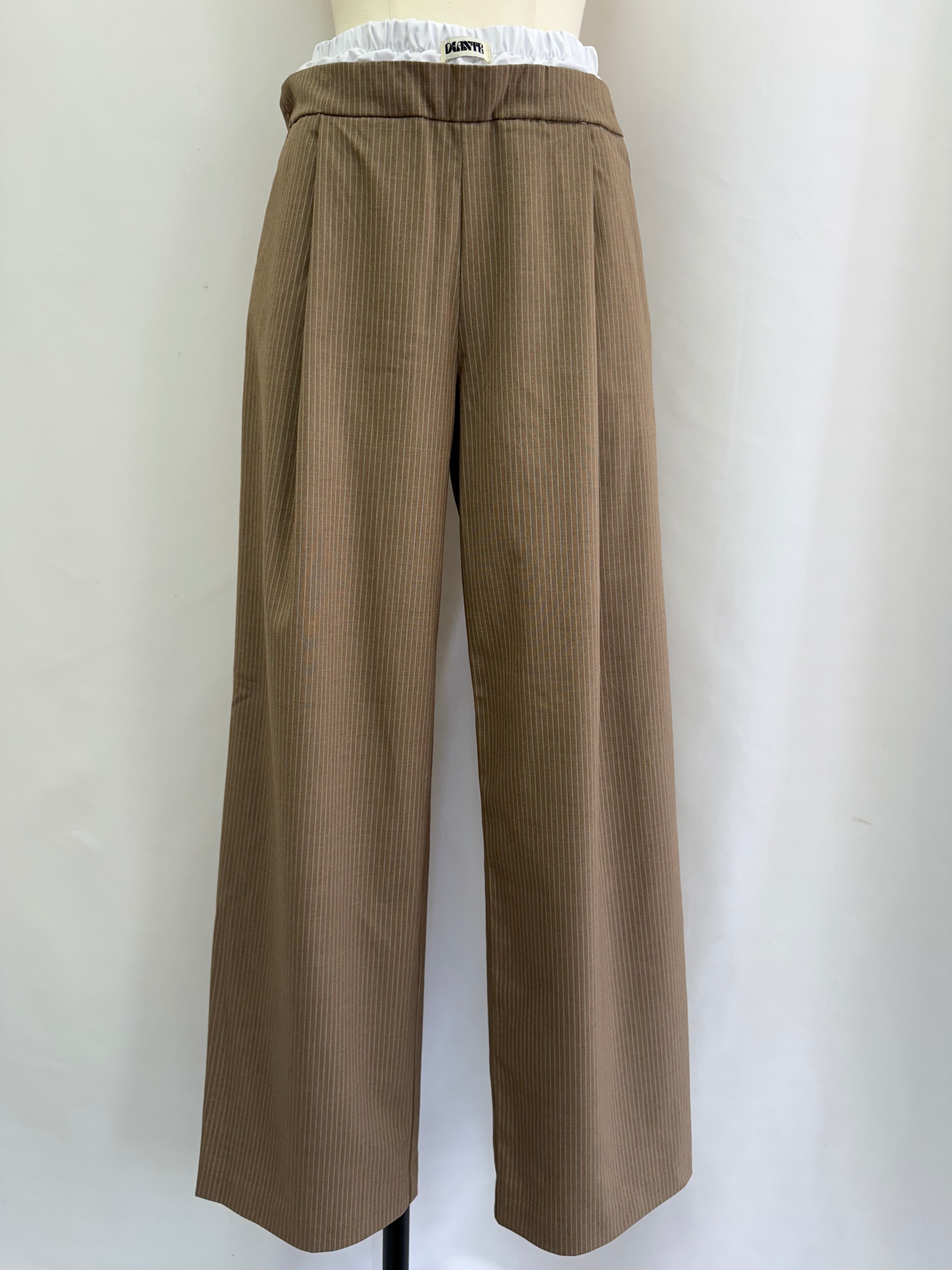 Layered front tuck pants(SETUP着用可)