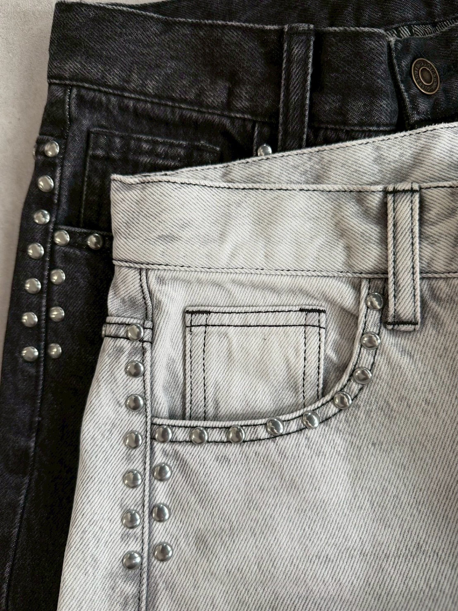 【予約】Rivet design loose denim(10月下旬〜11月上旬発送予定)