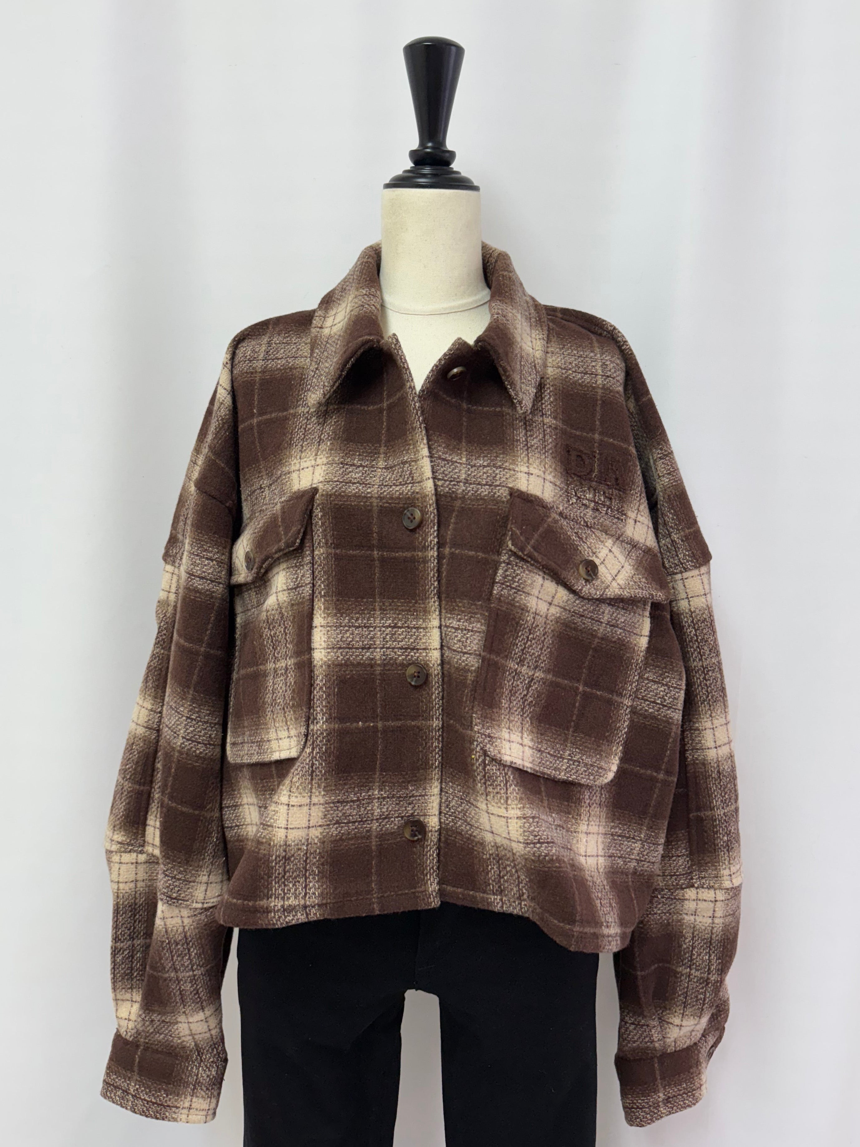 【予約】Big pocket flannel shirt/jacket(9月下旬発送予定)
