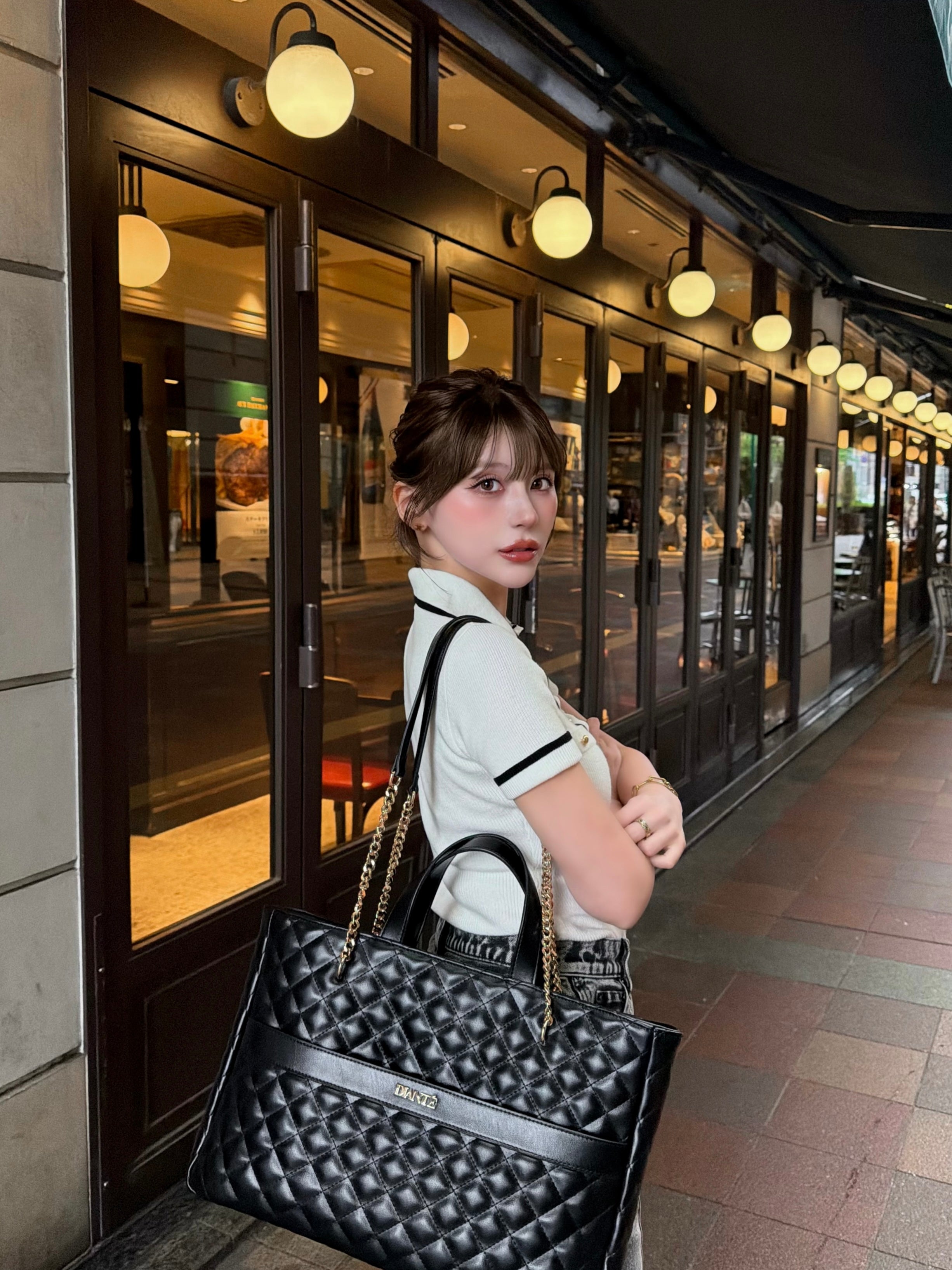 バッグ DIANTE QUILTED CHAIN UTILITY BAG Quilted chain utility bag | DIANTÉ (ディアンテ)公式通販サイト