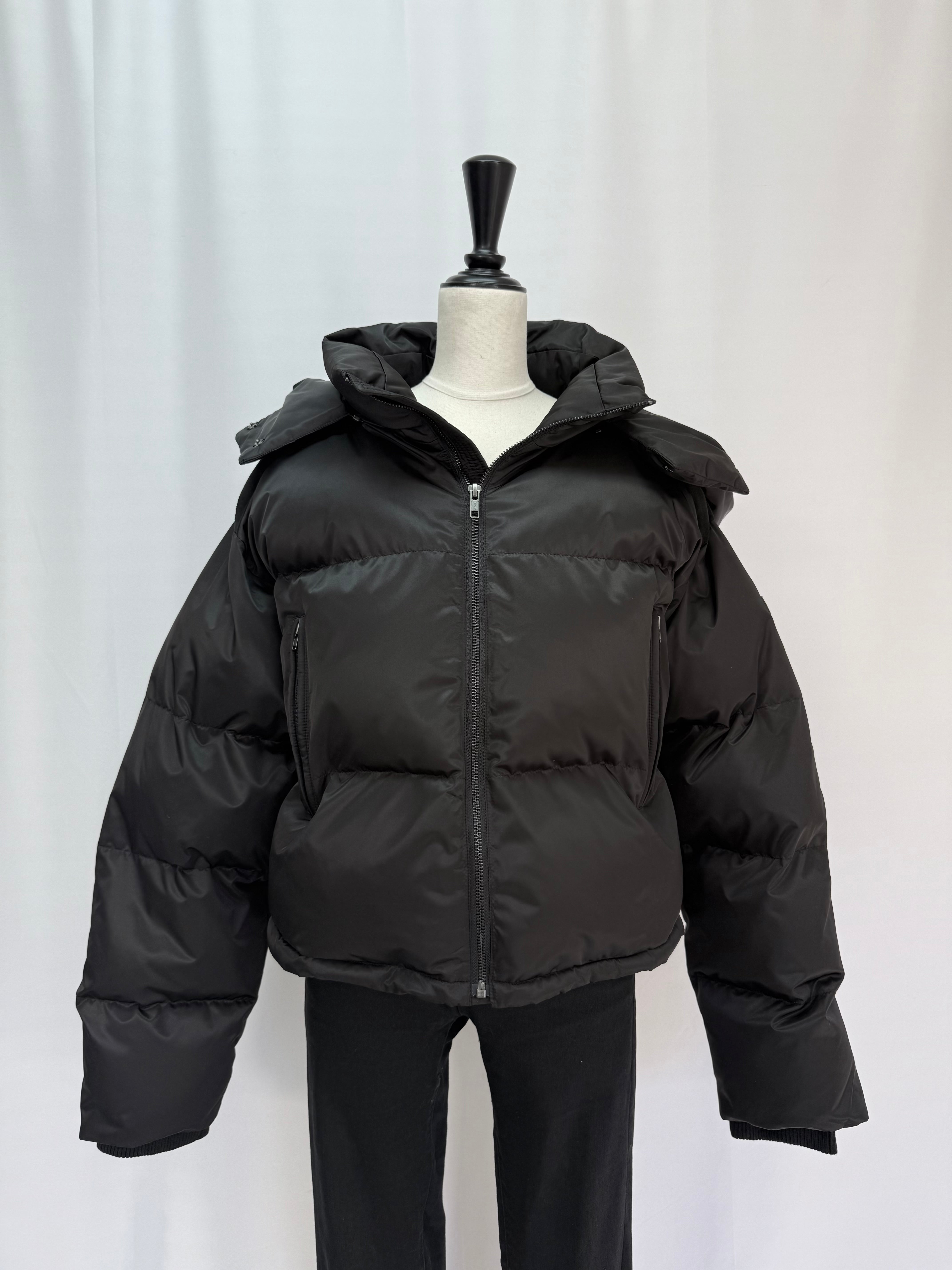 Luster hoodie eco down jacket