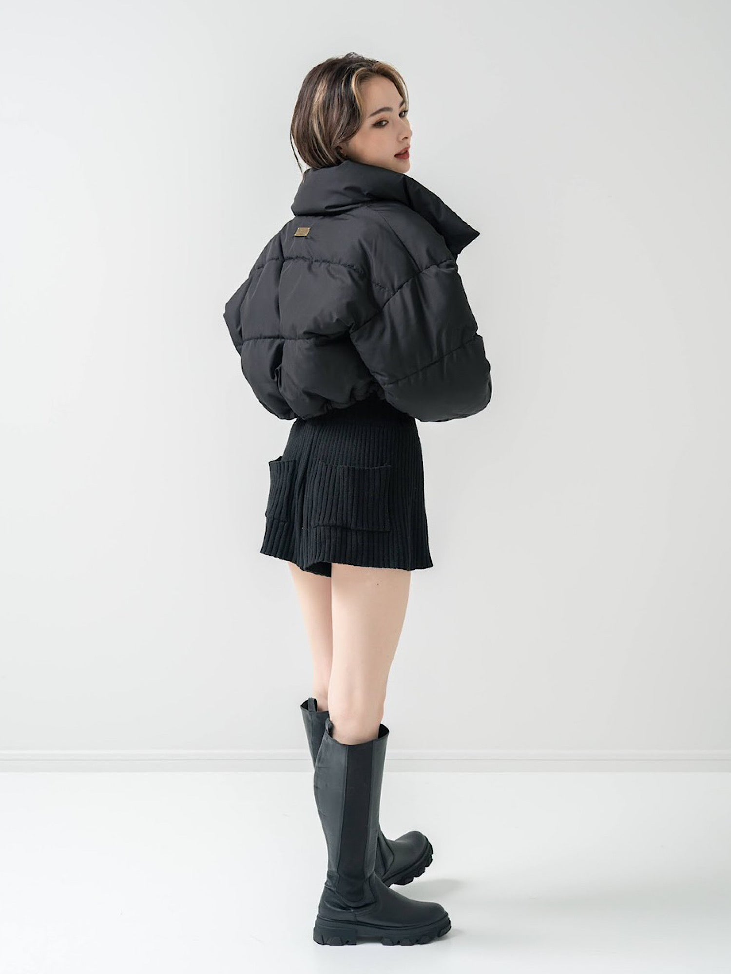 Stand neck down jacket