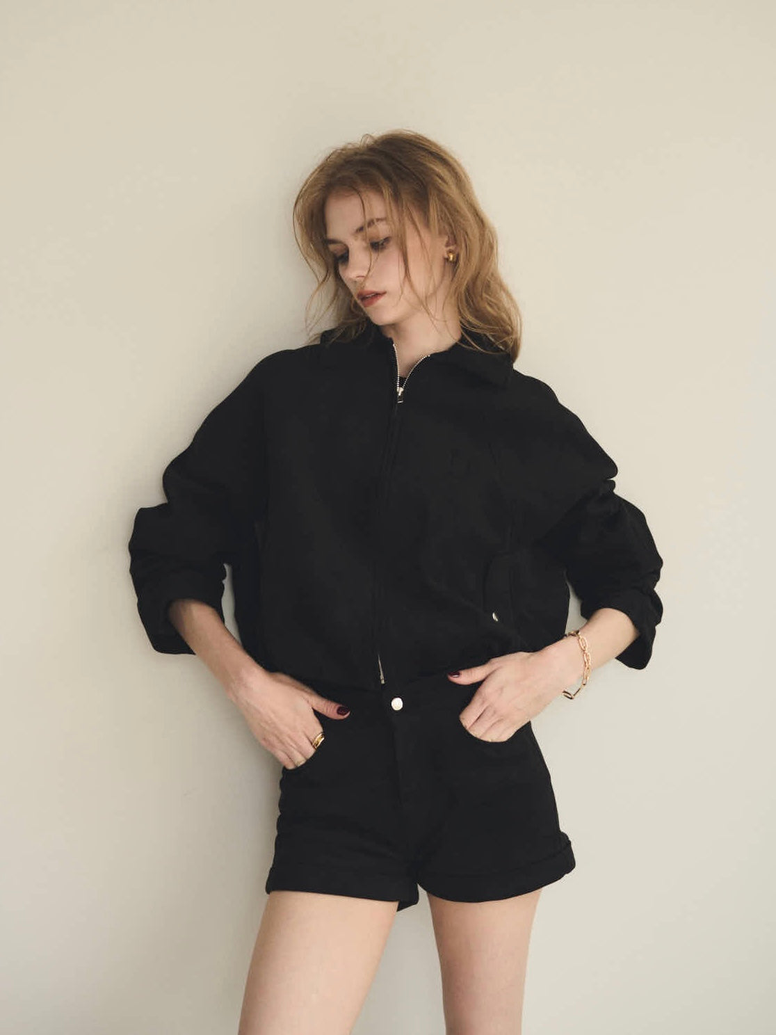 【予約】Eco suede raglan sleeves blouson(SETUP着用可)(10月上旬発送予定)