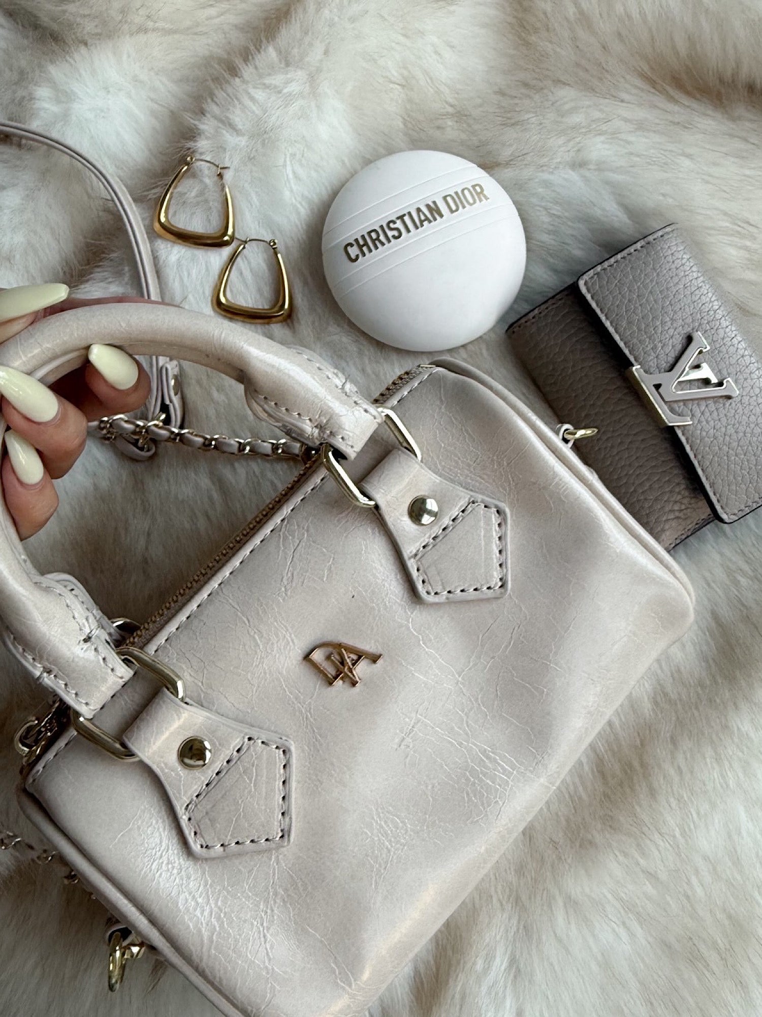 Diante ミニボストンバッグ　ショルダーバッグ　白 Mini boston shoulder bag | DIANTÉ (ディアンテ)公式通販サイト