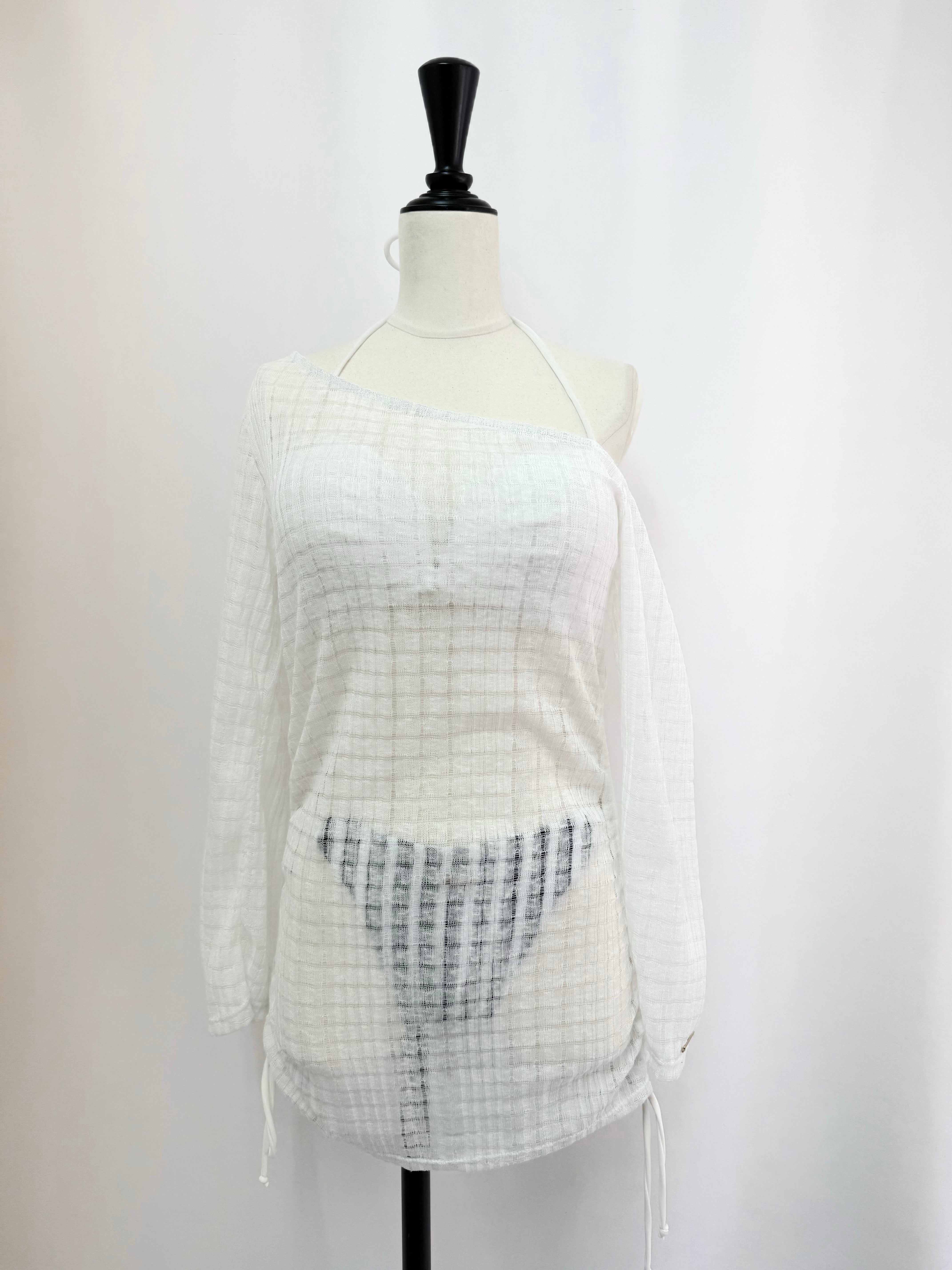 【予約】Side gather seersucker dress(6月上旬発送予定)