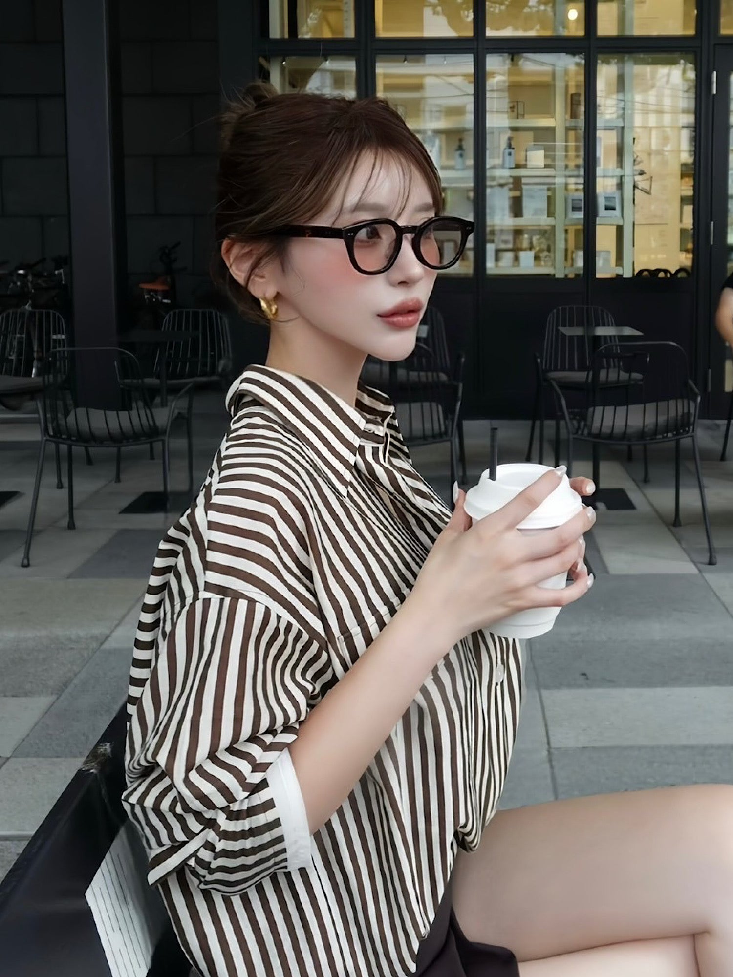 【予約】Roll sleeve loose shirts(9月上旬〜中旬発送予定)