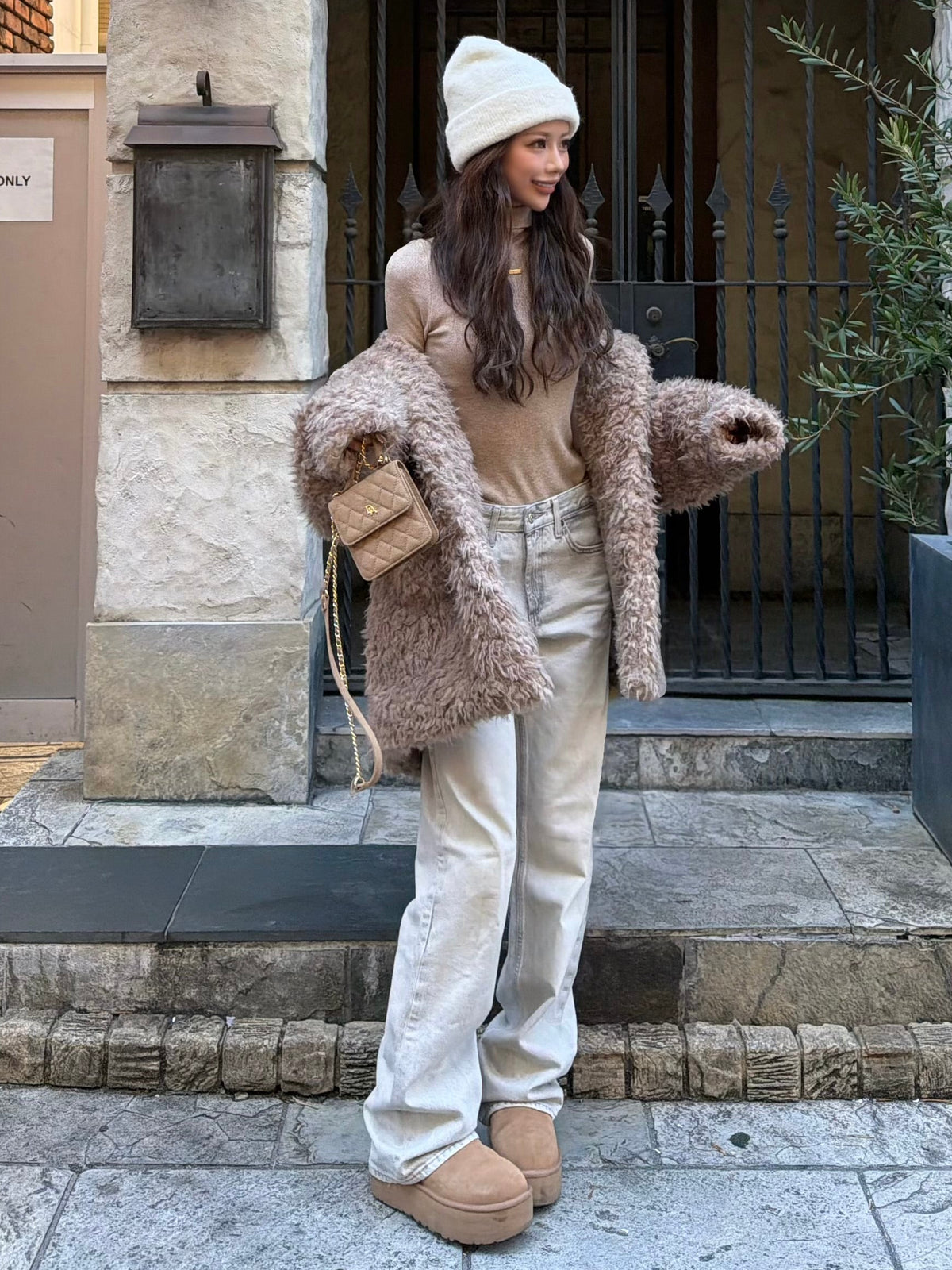 【予約】Big collar teddy bear coat(11月上旬発送予定)