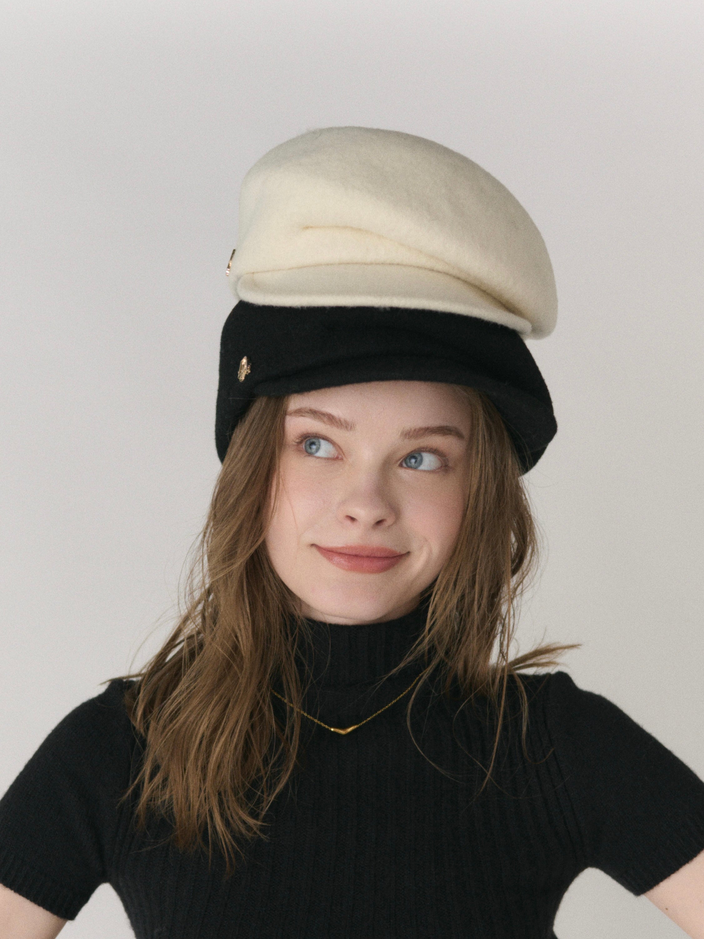 Classic wool casquette
