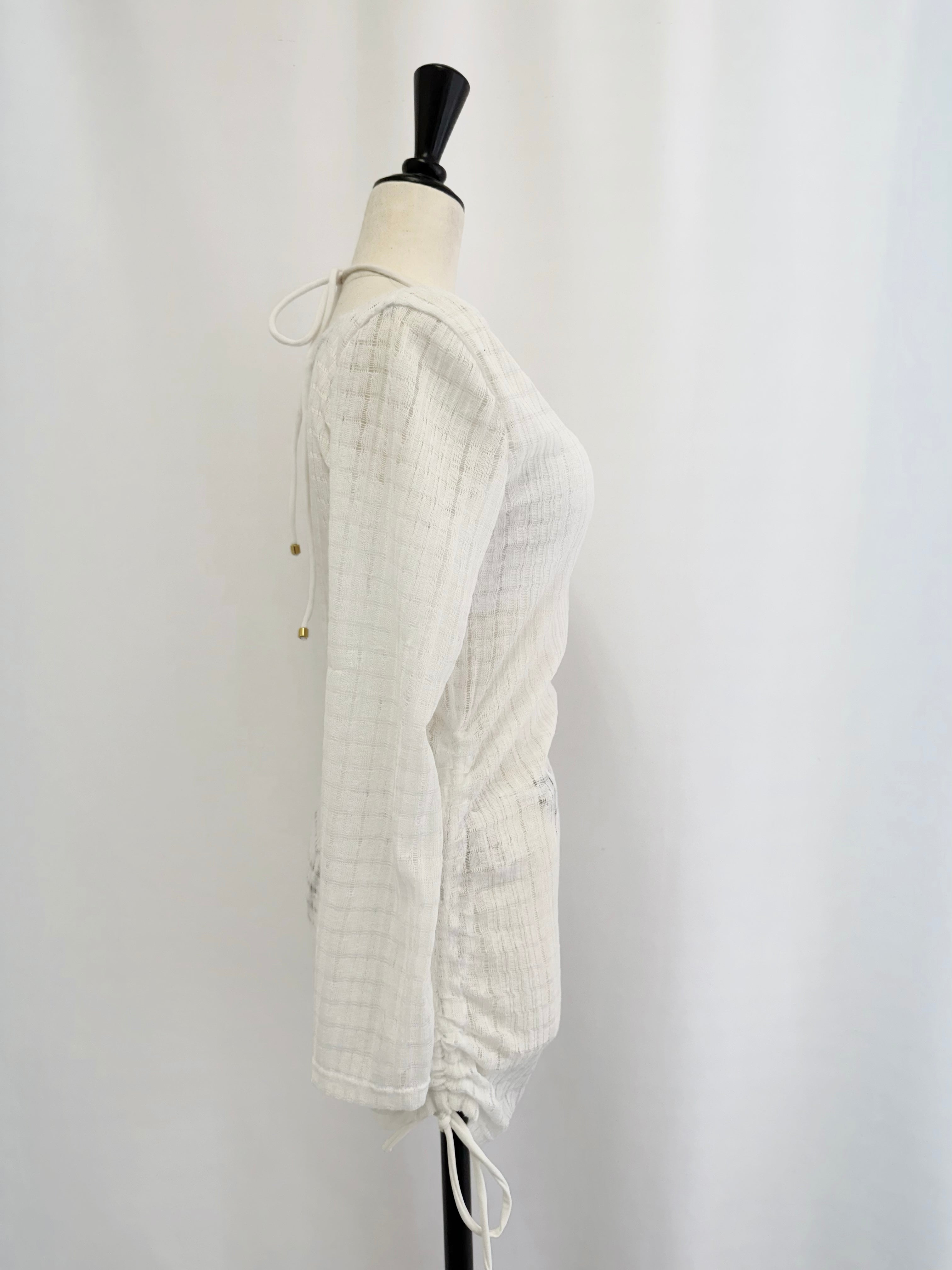 【予約】Side gather seersucker dress(6月上旬発送予定)