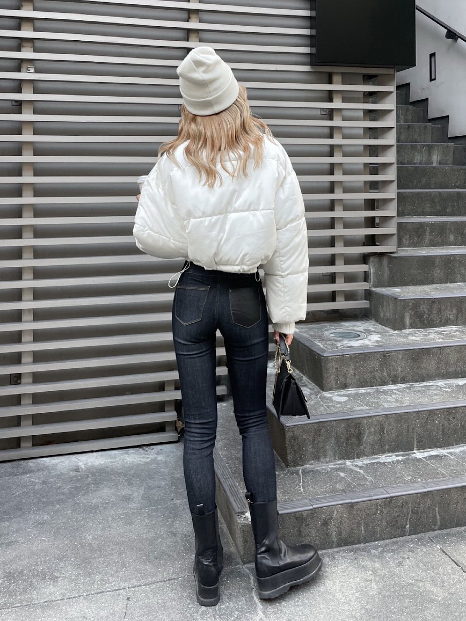 Stand neck down jacket