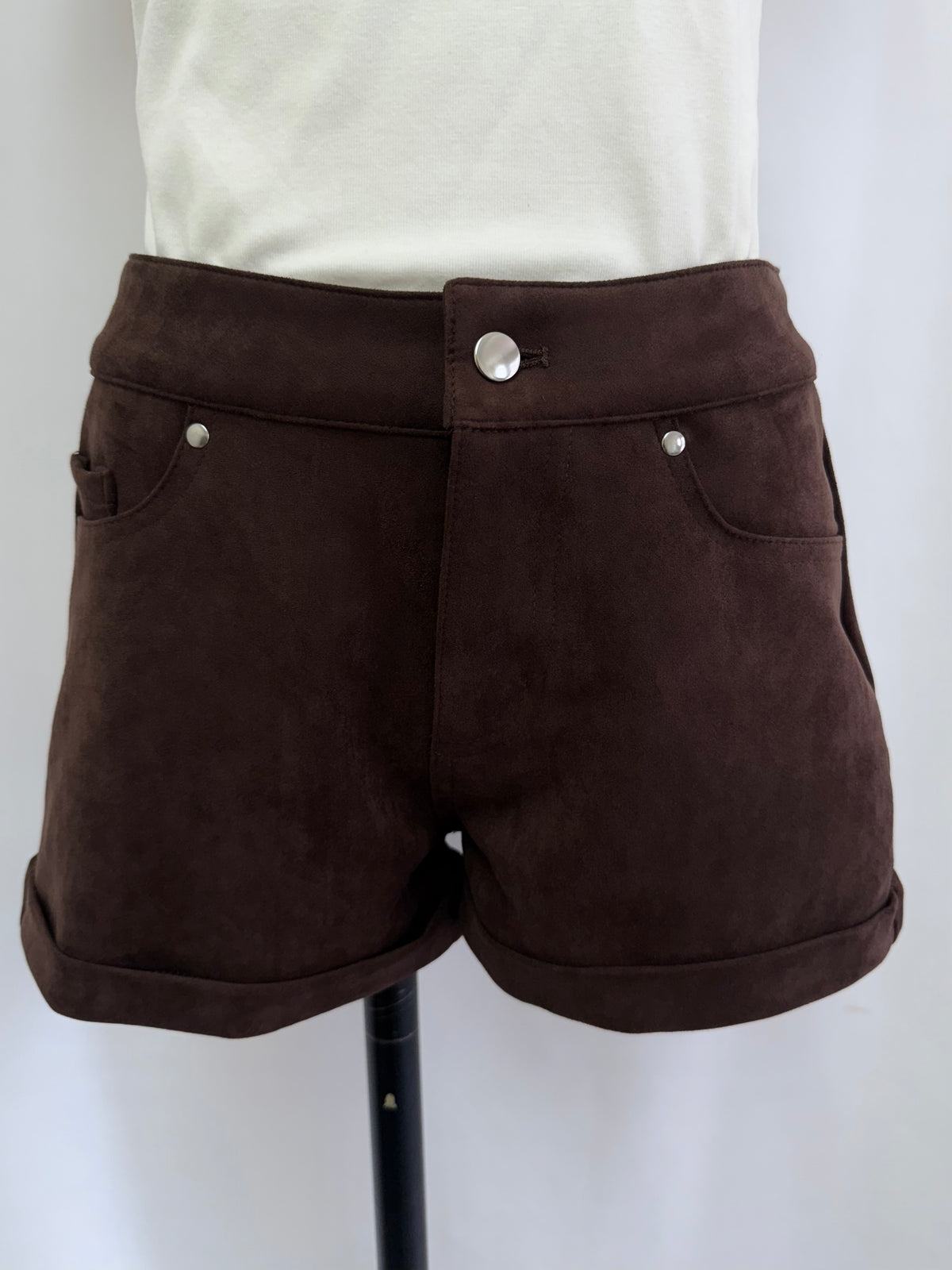 Eco suede shorts(SETUP着用可)