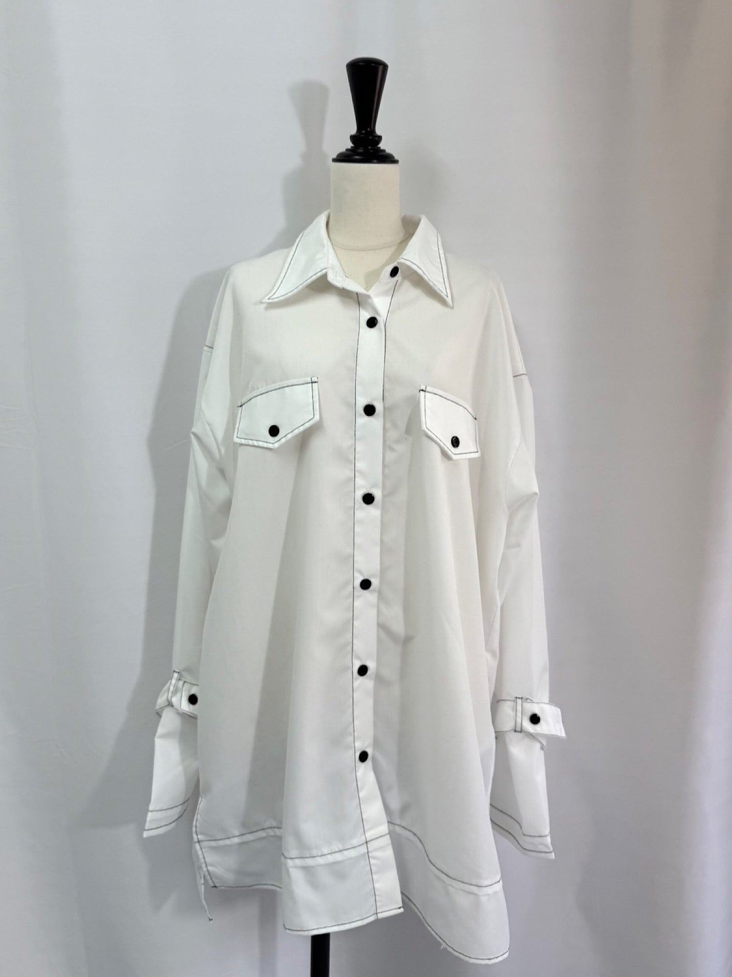 【予約】Roll sleeve loose shirts(9月上旬〜中旬発送予定)