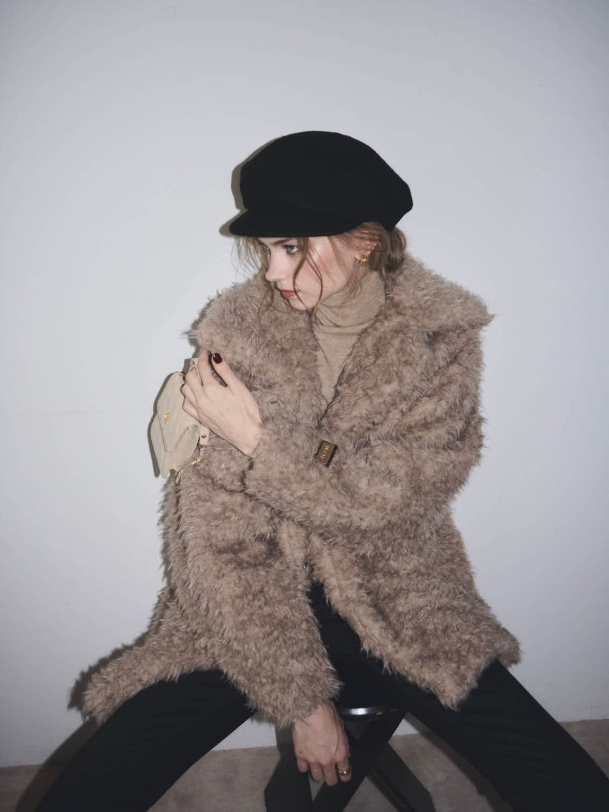 【予約】Big collar teddy bear coat(11月上旬発送予定)