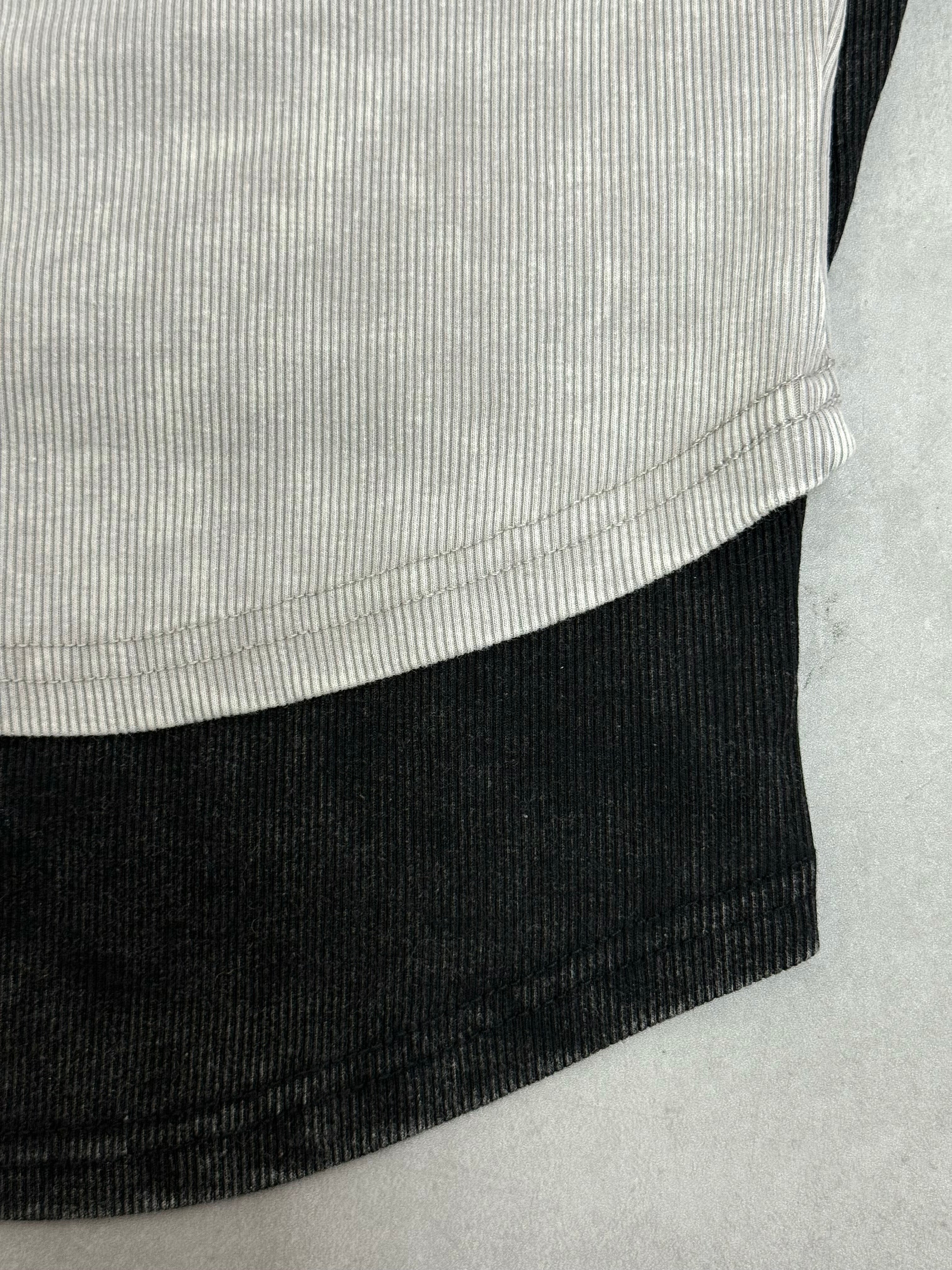 Wash fade layered Tee