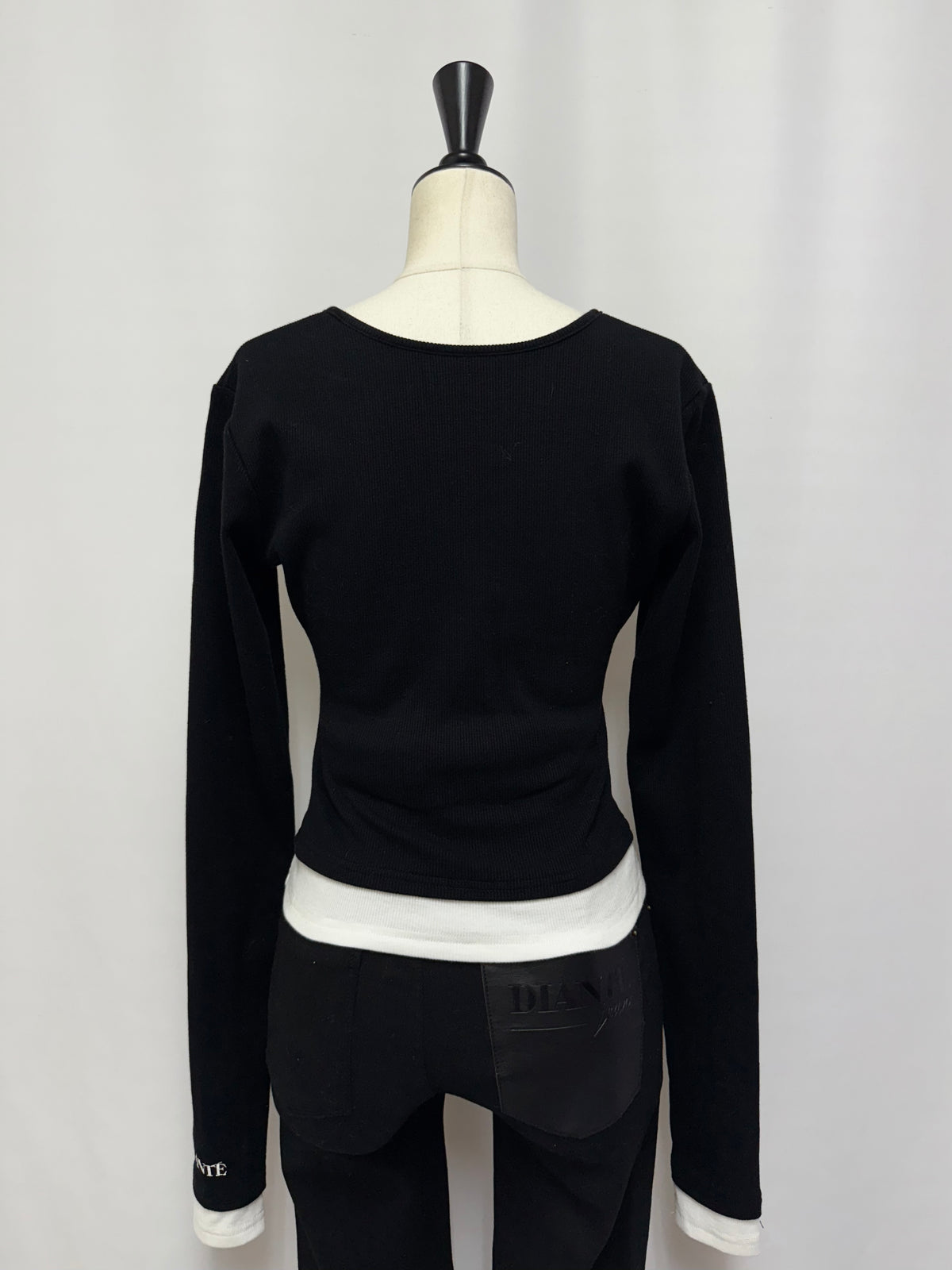 【予約】Layered long sleeve rib tops(10月中旬発送予定)