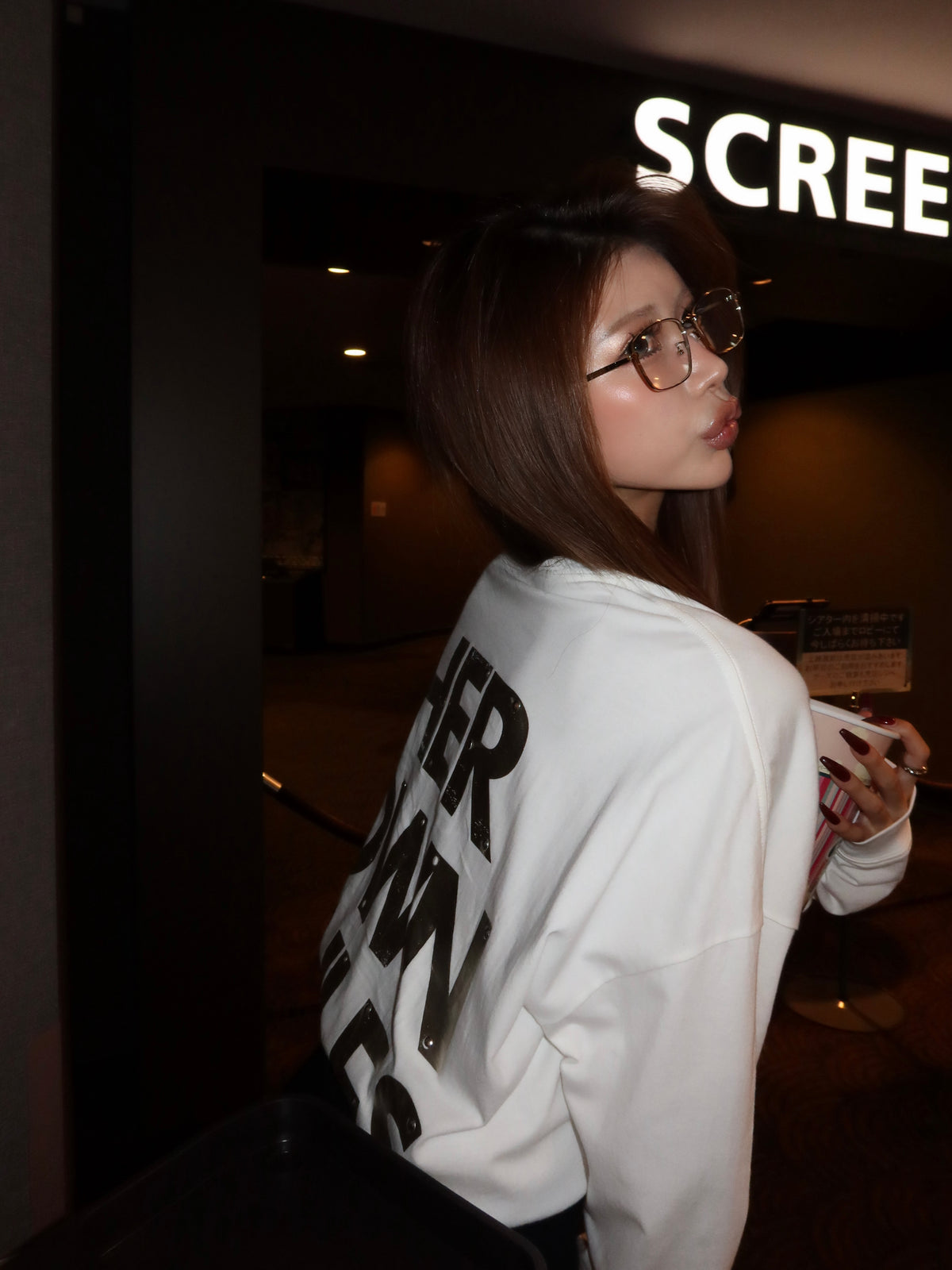 【予約】HER OWN RULES long sleeve Tee(9月下旬発送予定)