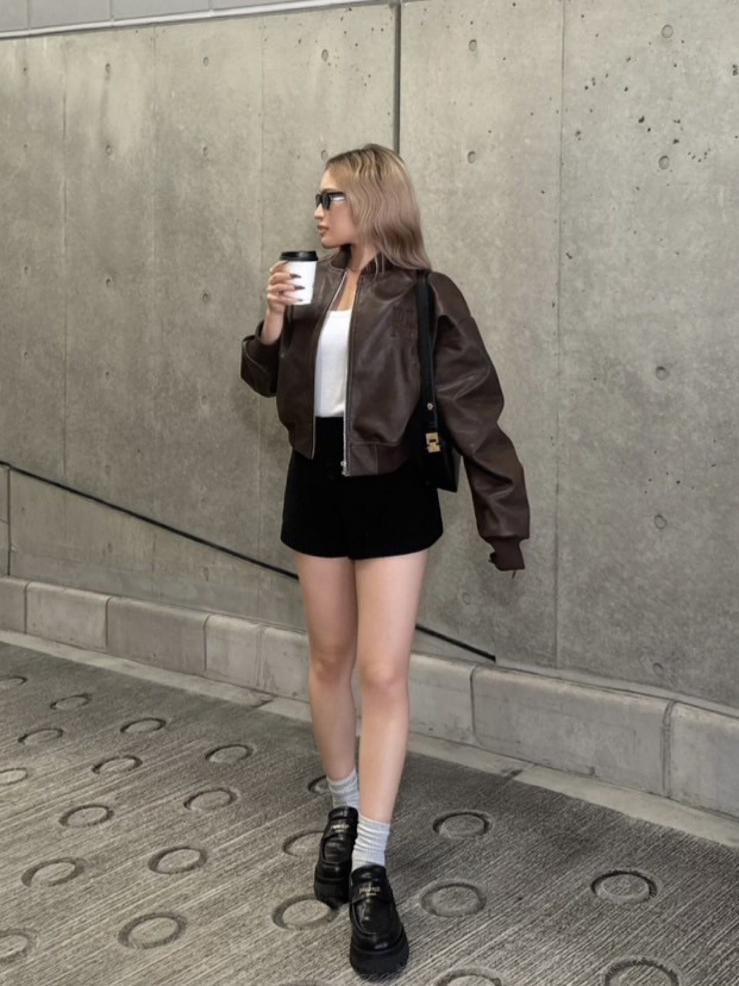 【予約】DD studs eco leather blouson(11月下旬〜中旬発送予定)