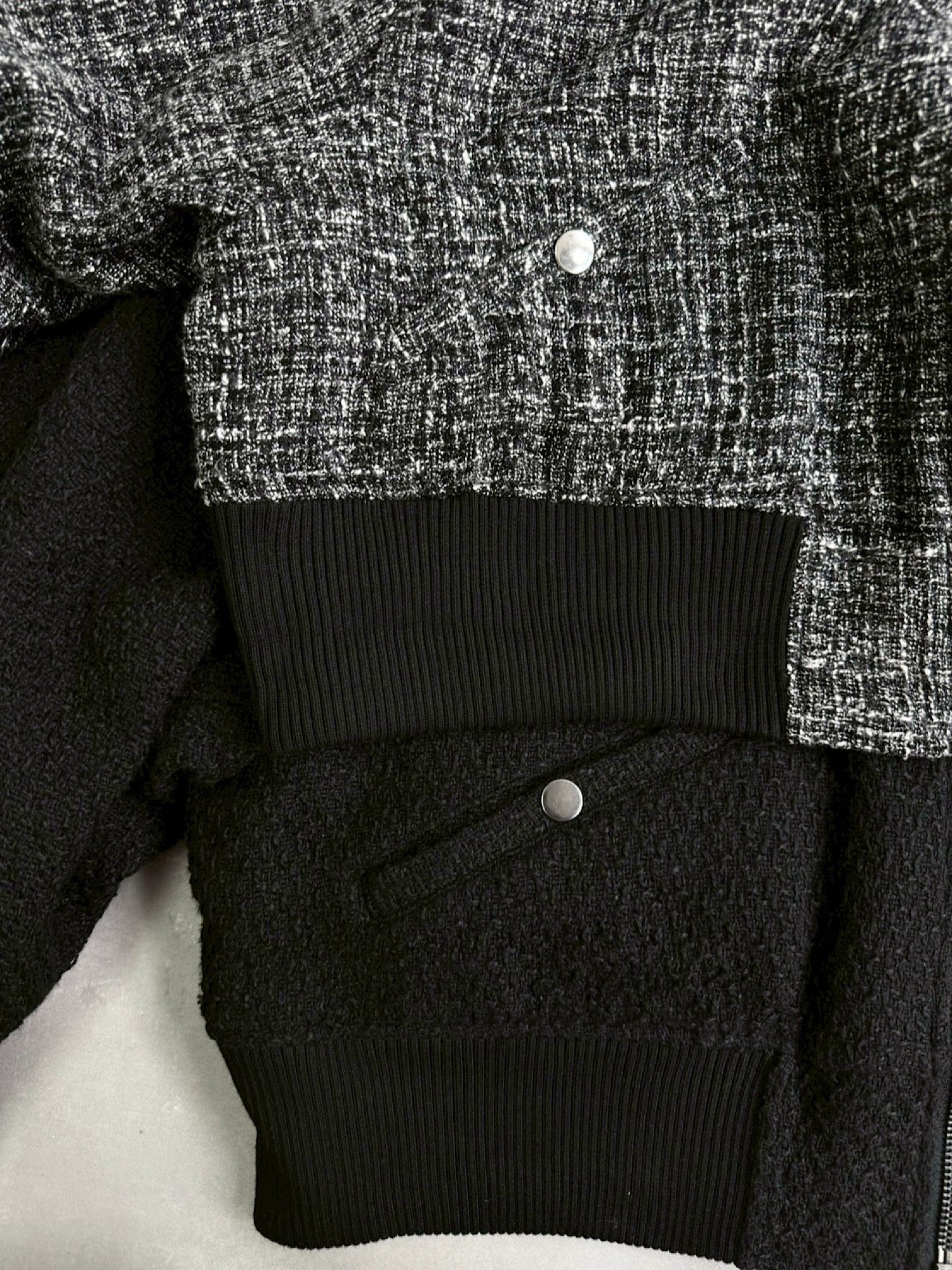 Classic tweed blouson